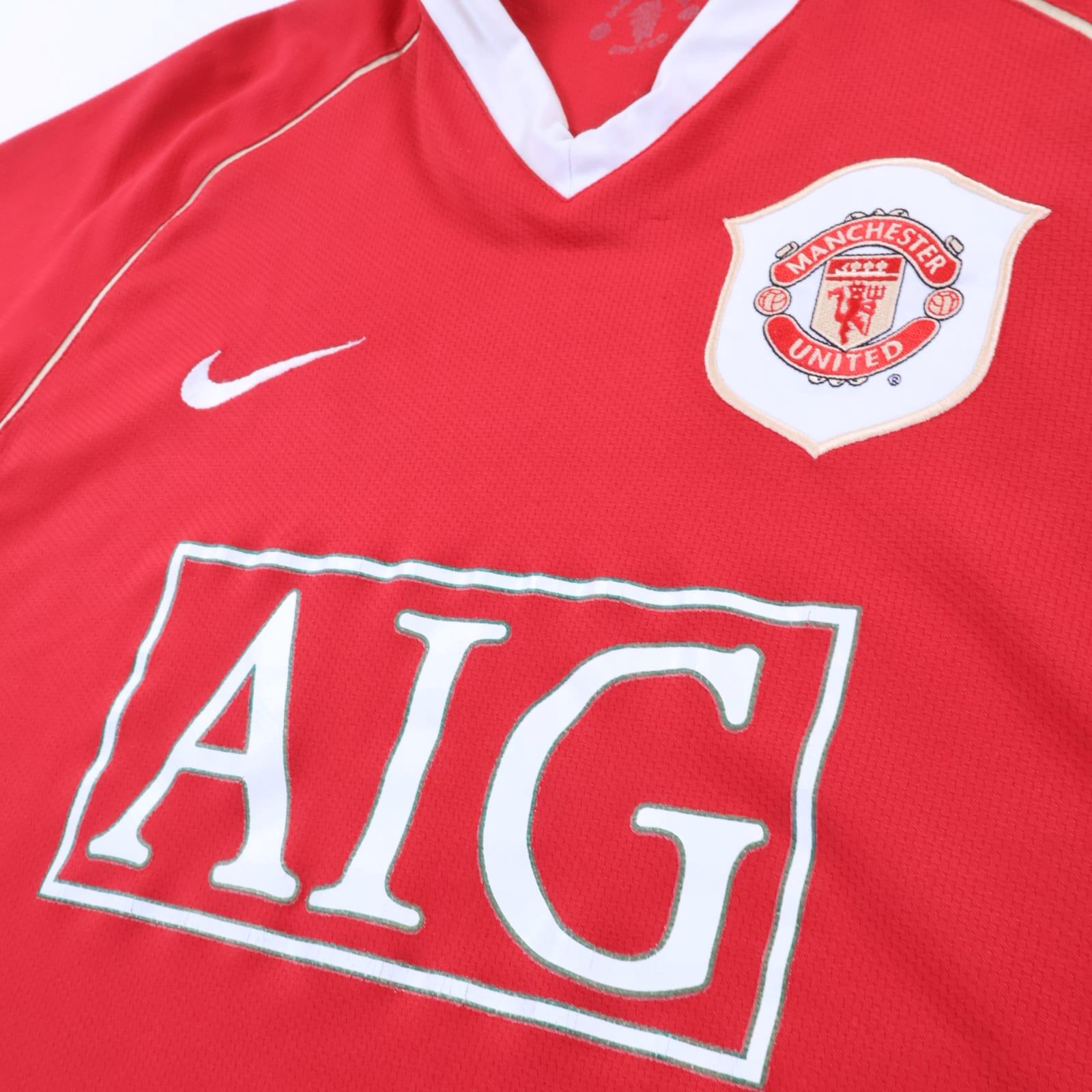 Manchester United Ferdinand #5 2006/07 Home Shirt - S