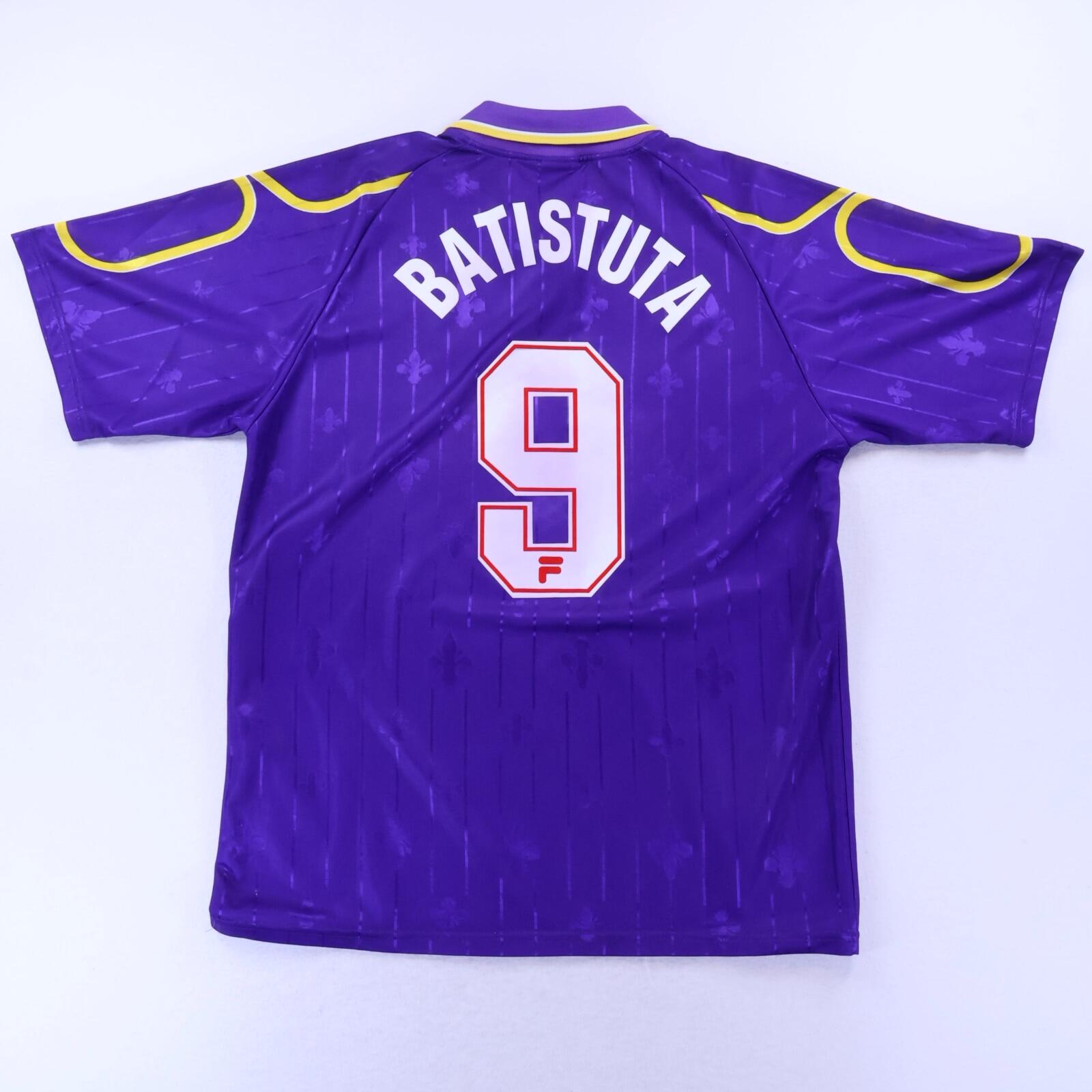 Fiorentina Batistuta #9 1997/98 Home Shirt - L