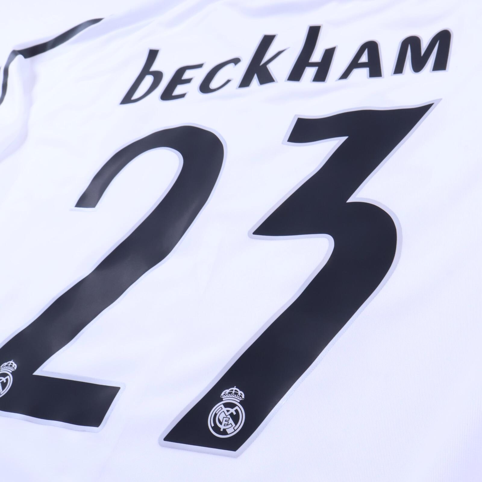 *NWT* Real Madrid Beckham #23 2005/06 Home Shirt - L