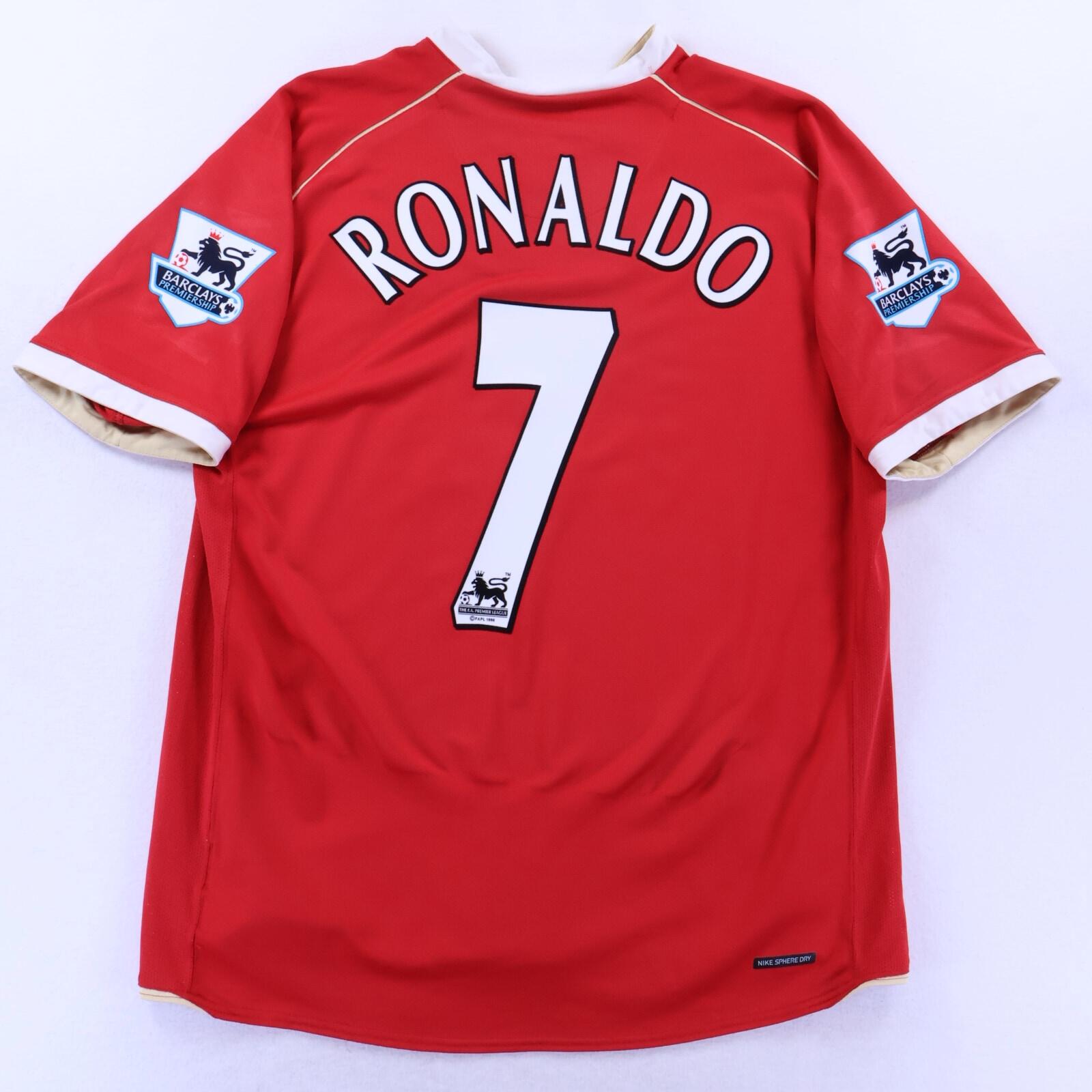 Manchester United Ronaldo #7 2006/07 Home Shirt - L