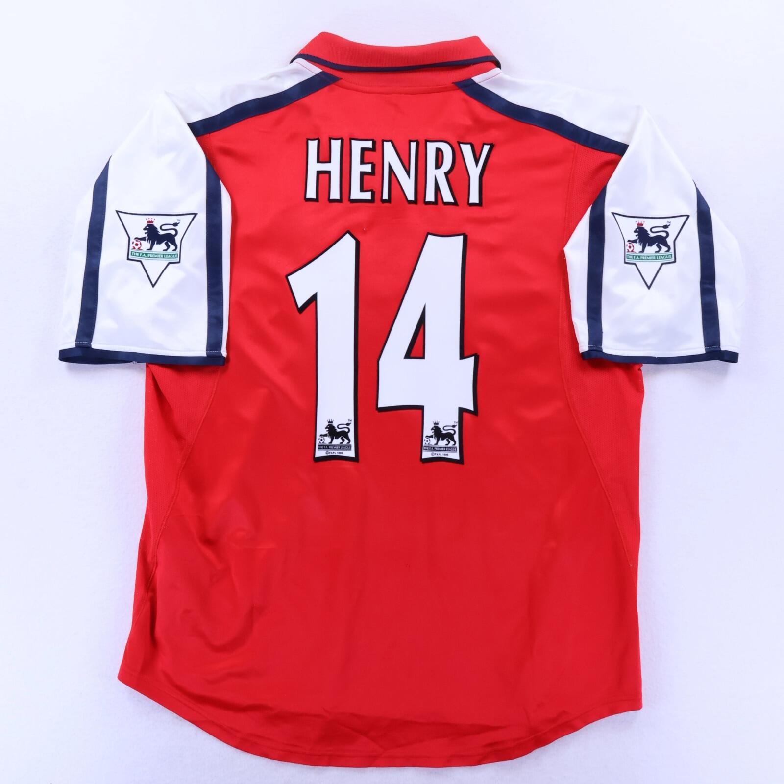 Arsenal Henry #14 1999/00 Home Shirt - L