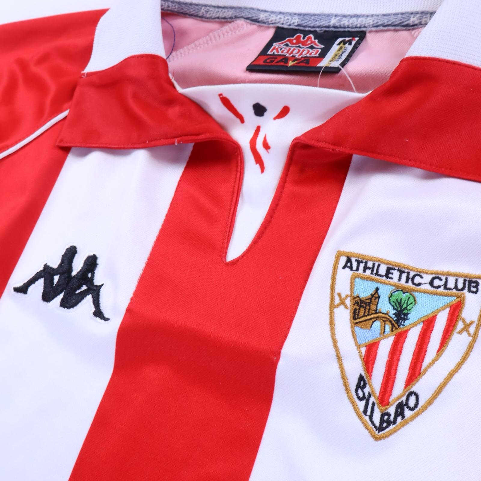 Athletico Bilbao 1998/99 Home Shirt - Long Sleeve - M