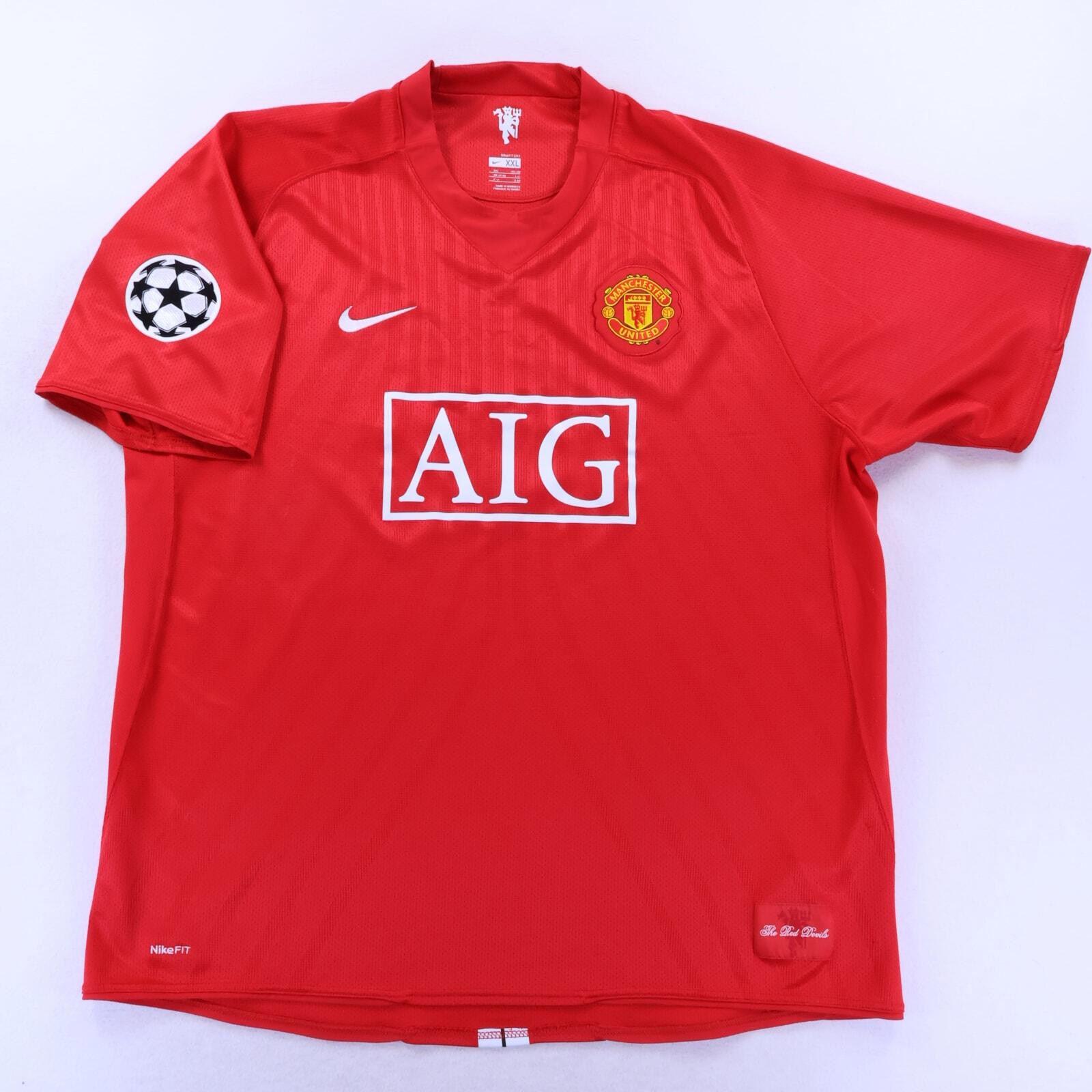 *MINT* Manchester United Ronaldo #7 2007/09 Home Shirt - XXL