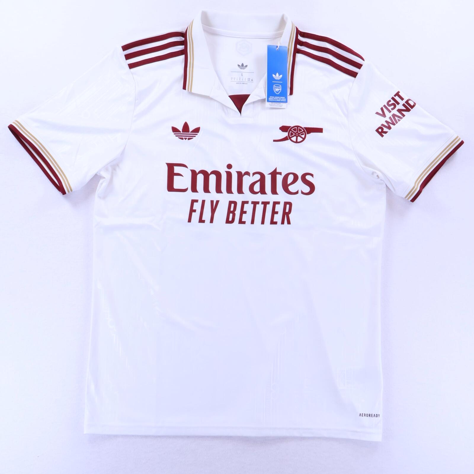 *NWT* Arsenal Rice #41 2025/26 Third Shirt - L