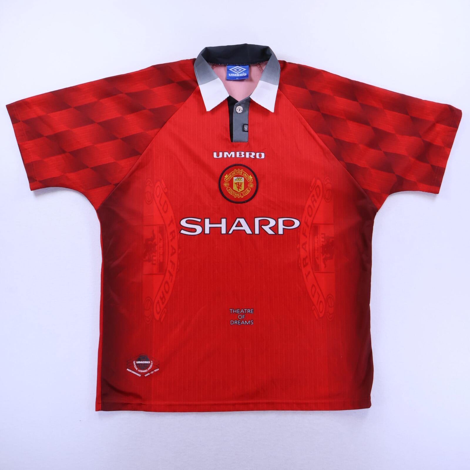 *MINT* Manchester United Cantona #7 1996/98 Home Shirt - XL