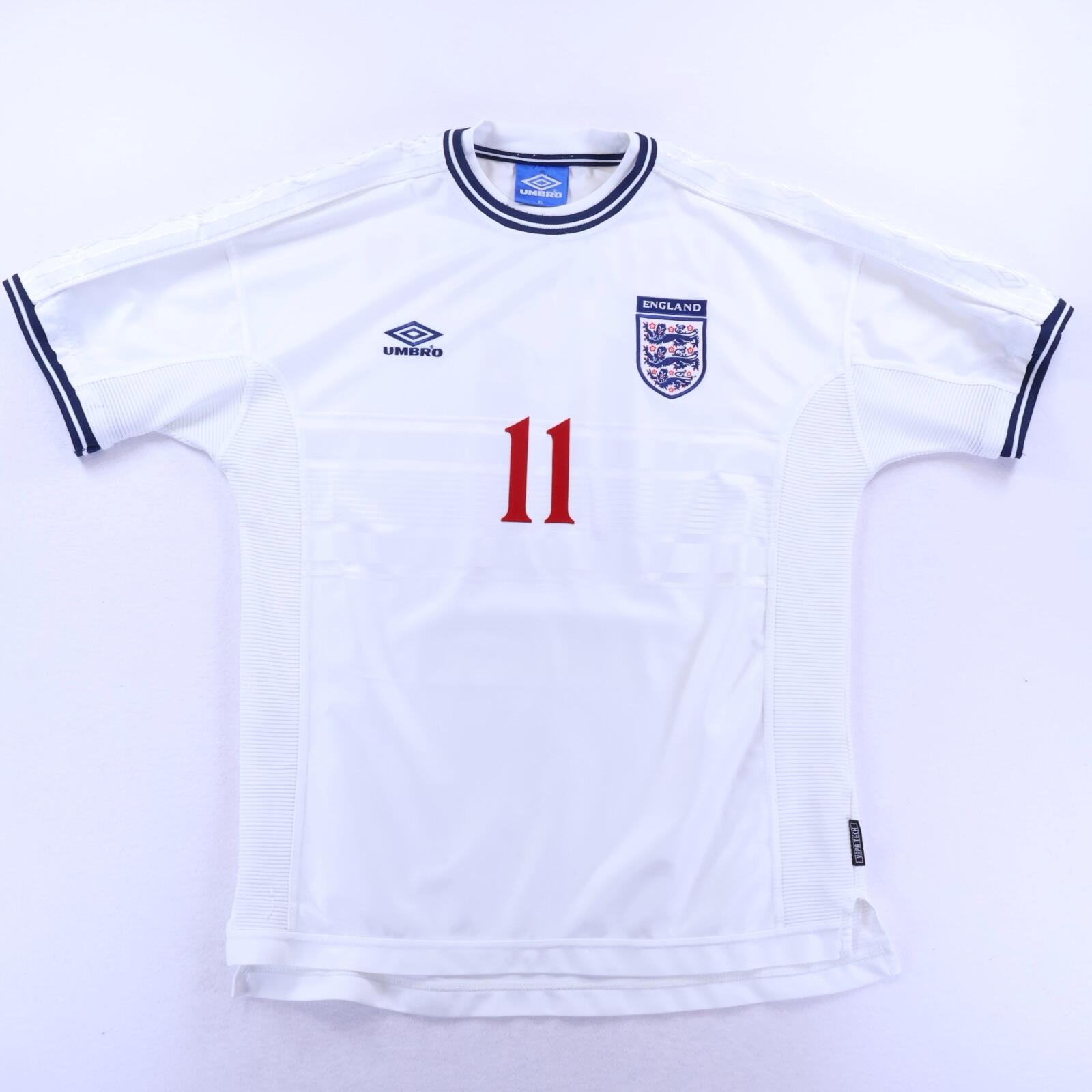 England Mcmanaman #11 1999/01 Home Shirt - XL