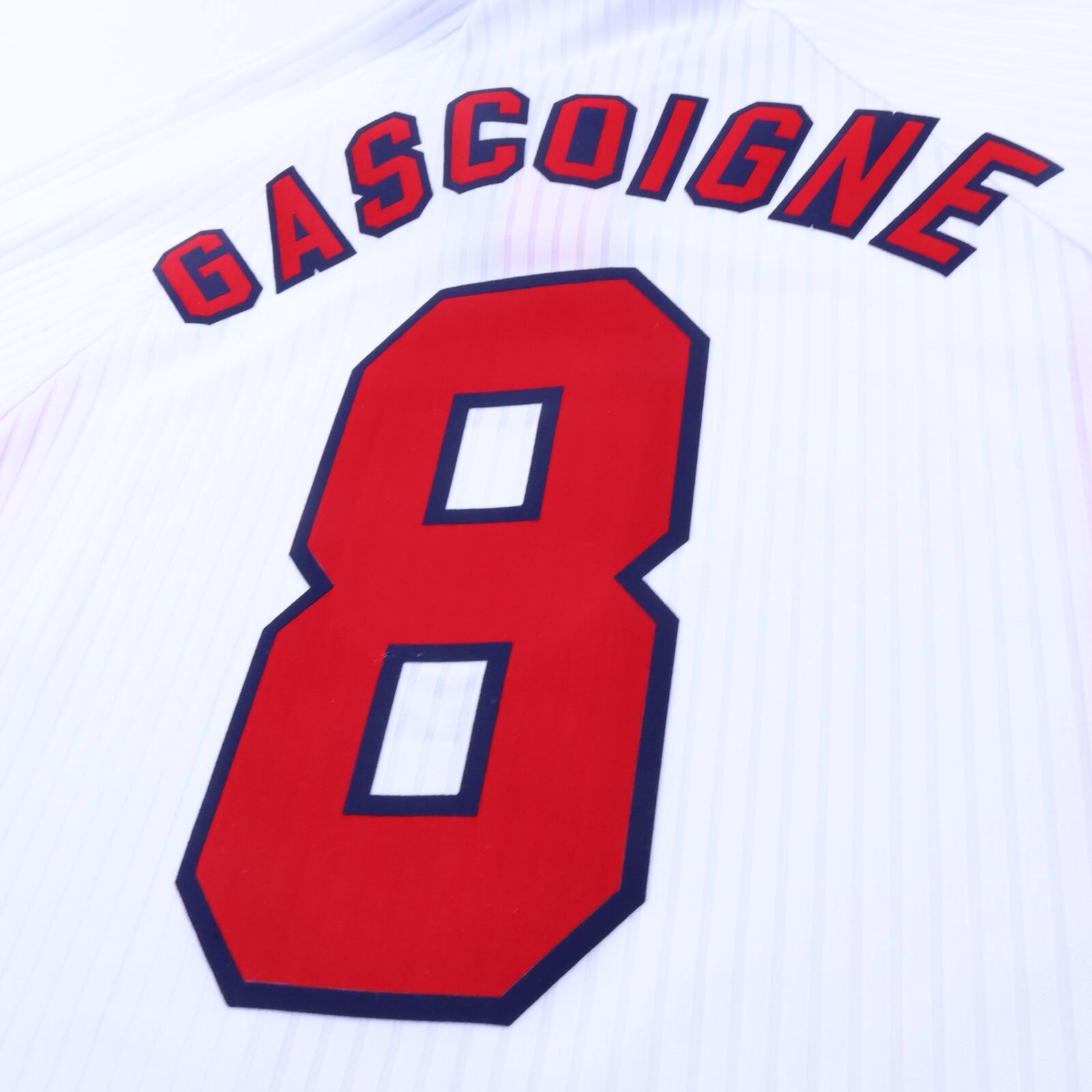 England Gascoigne #8 1997/99 Home Shirt - M