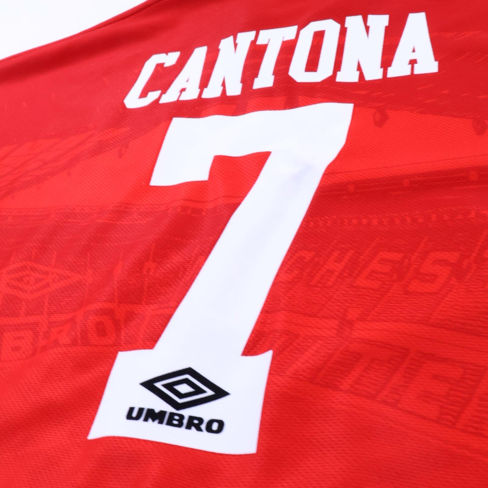 Manchester United Cantona #7 1994/96 Home Shirt - XL