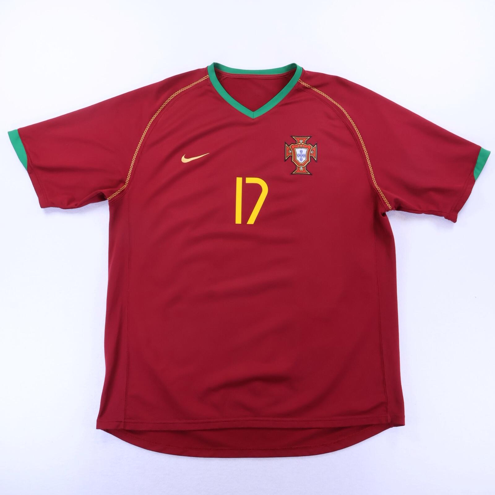 Portugal Ronaldo #17 2006/08 Home Shirt - XL