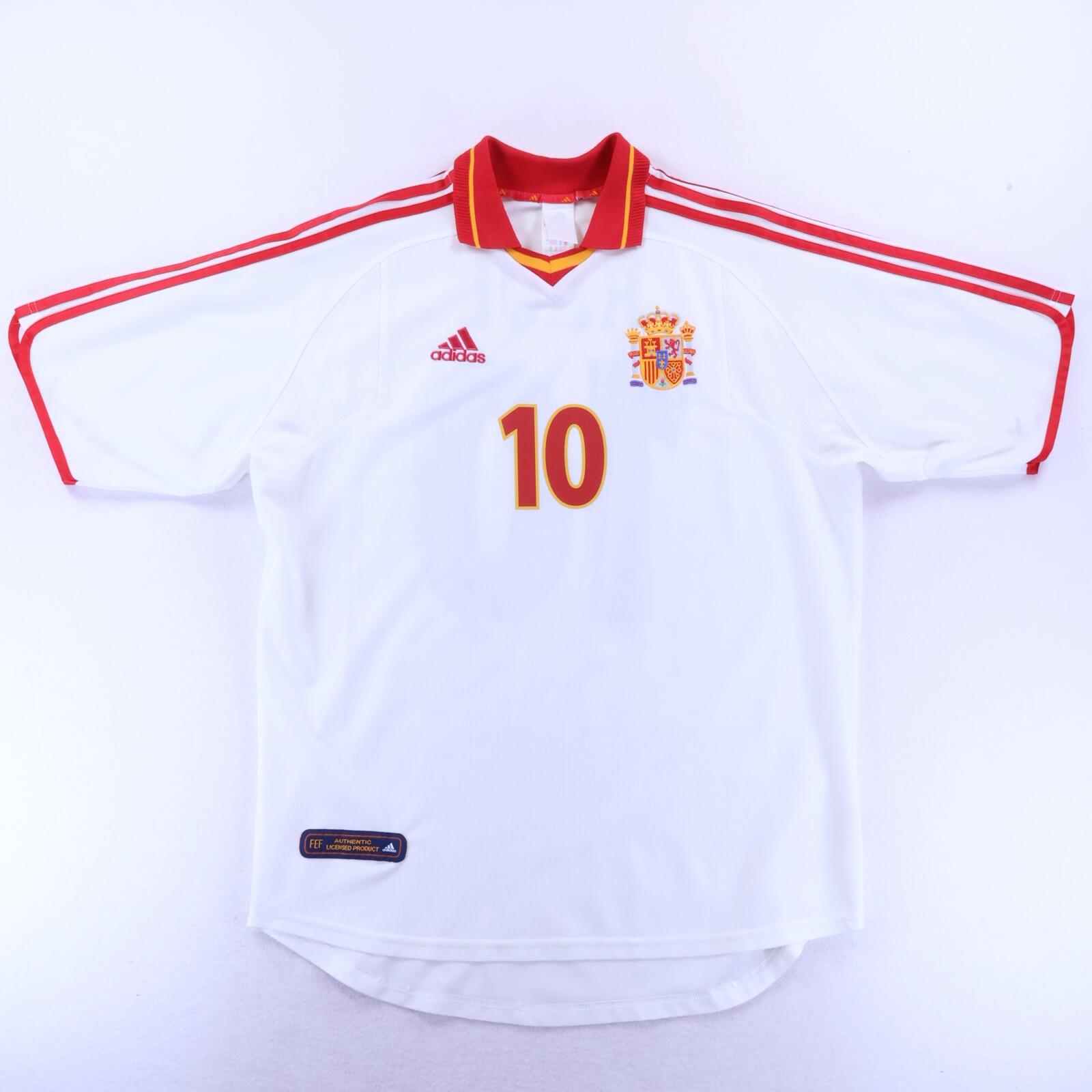 Spain Raul #10 2000/02 Away Shirt - L