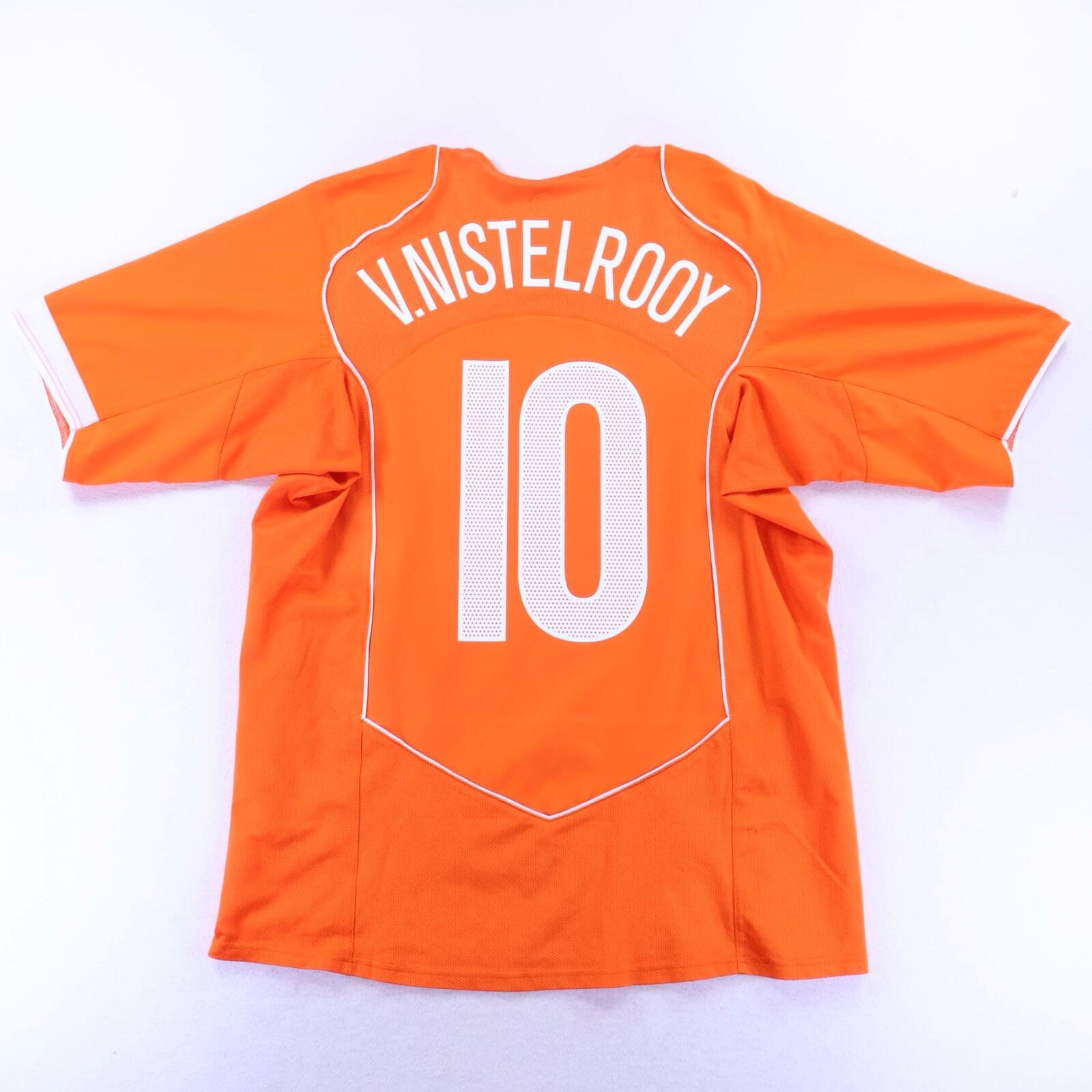 Netherlands V. Nistelrooy #10 2004/05 Home Shirt - L