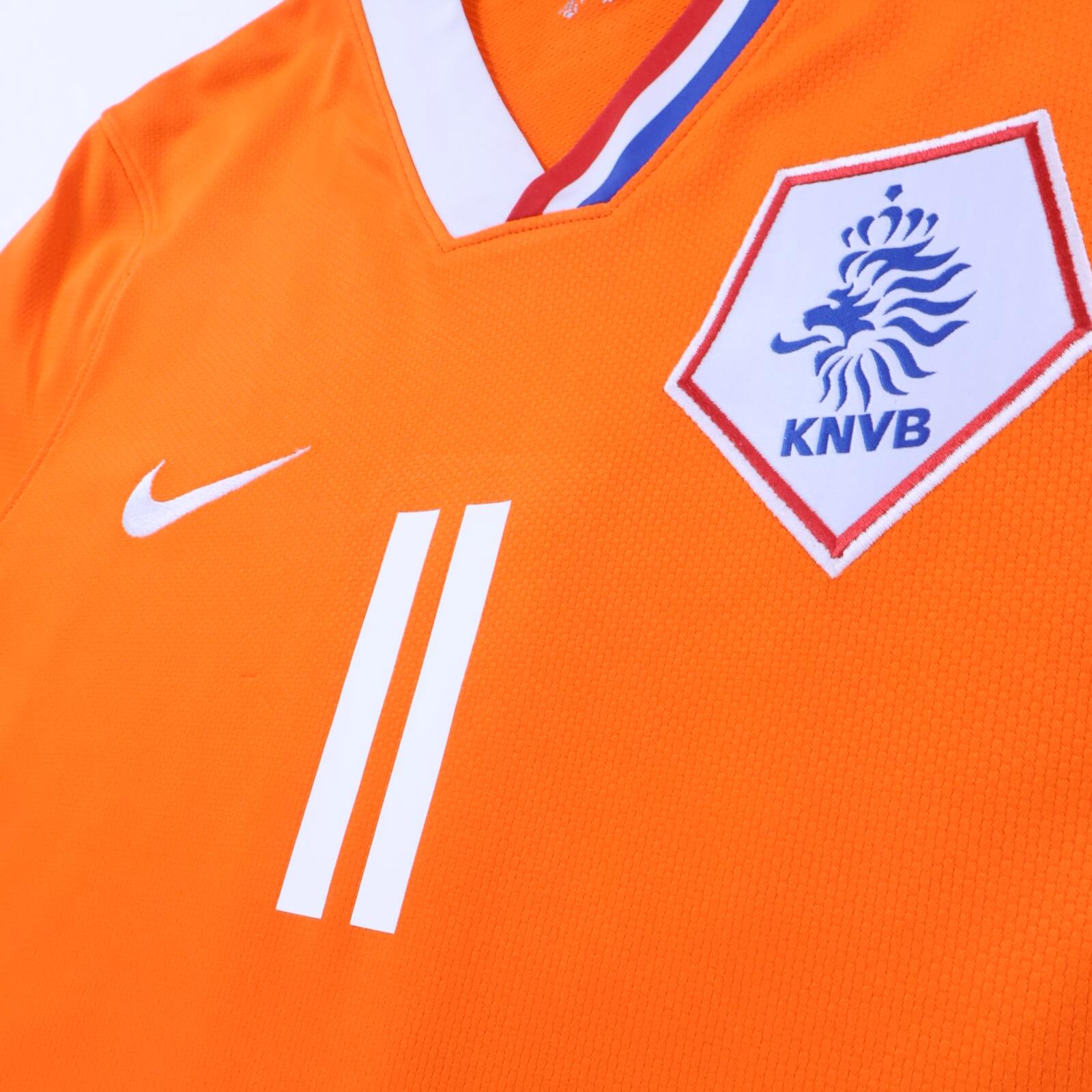 Netherlands Robben #11 2008/10 Home Shirt - L