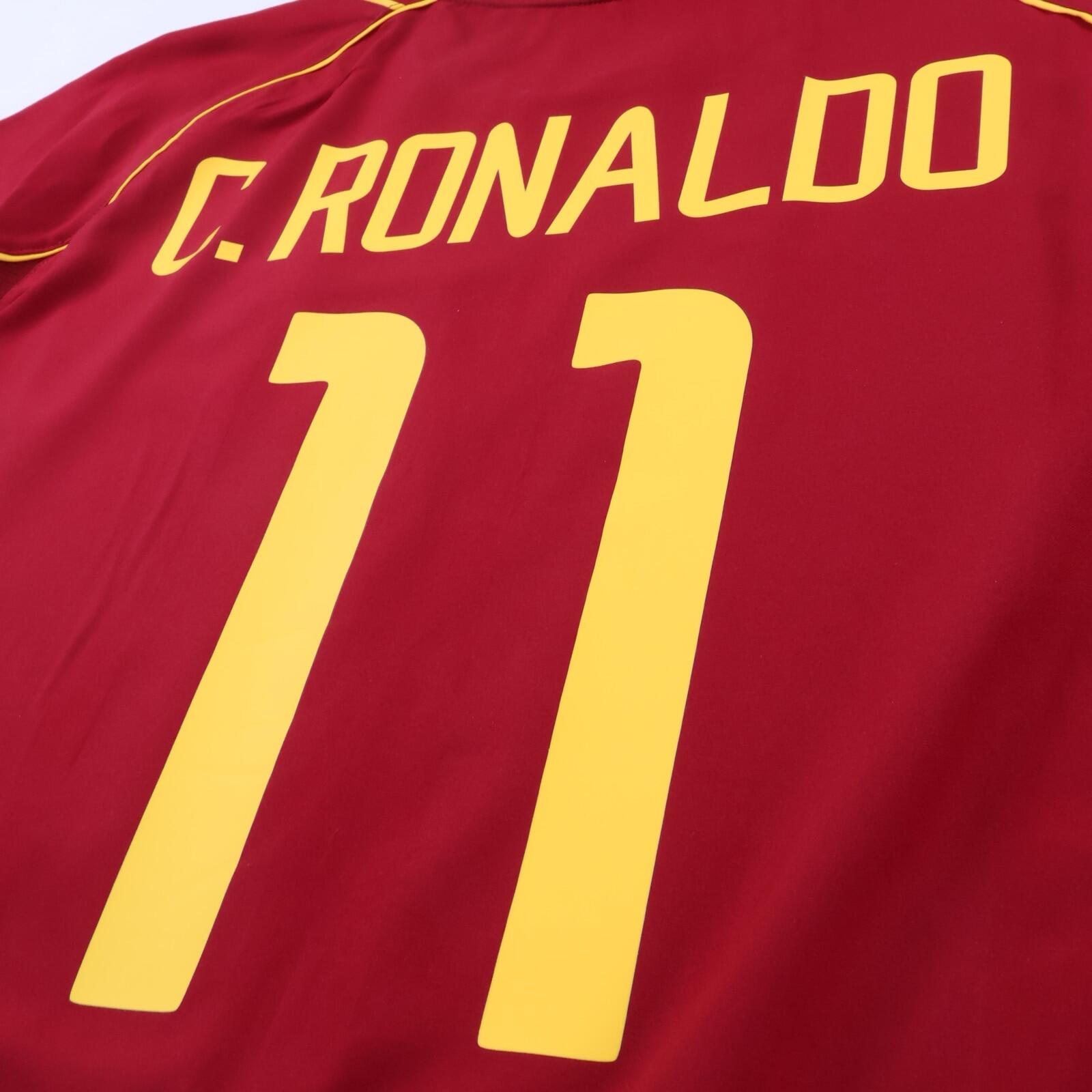 *MINT* Portugal Ronaldo #11 2002/04 Home Shirt - XL