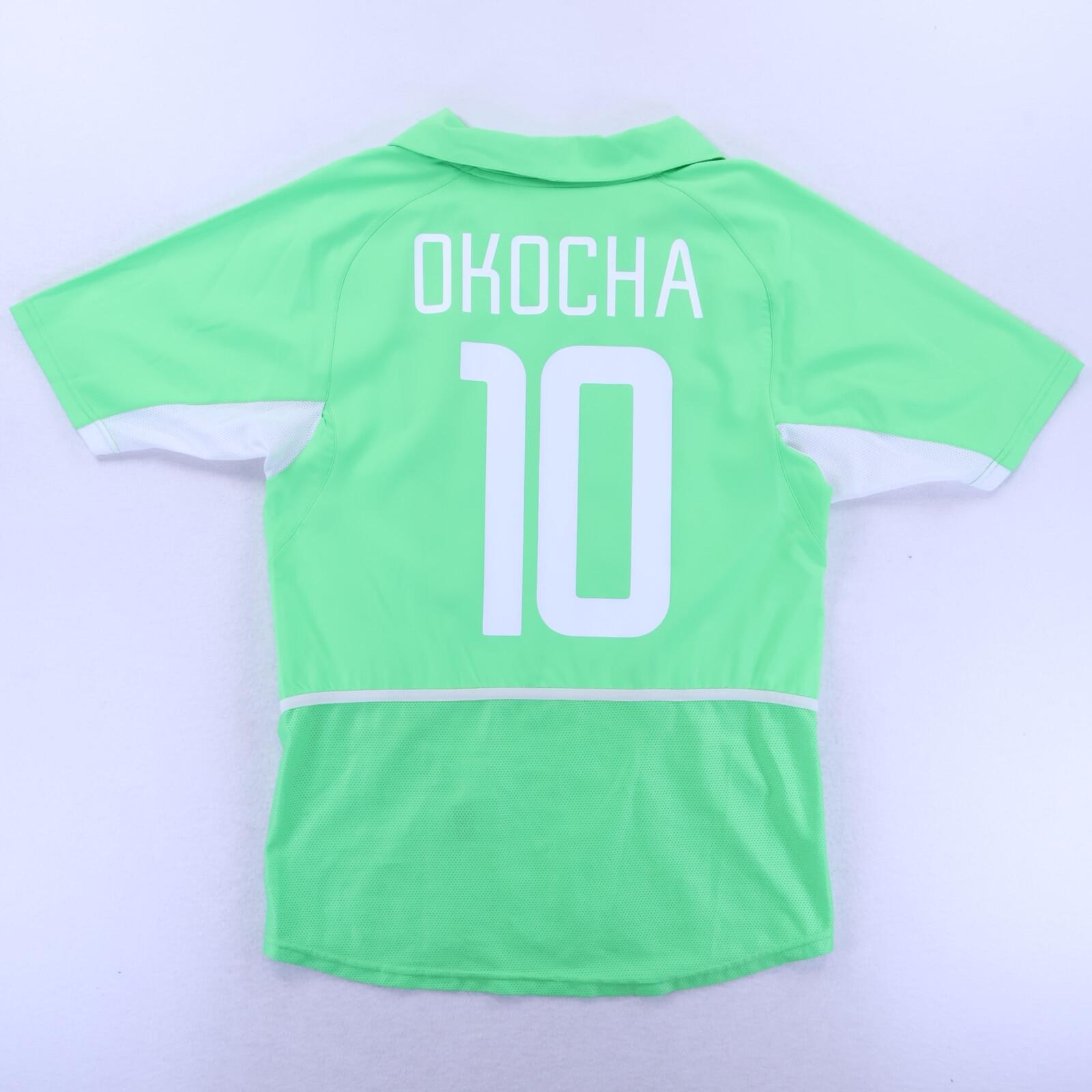 *MINT* Nigeria Okocha #10 2002/04 Home Shirt - S