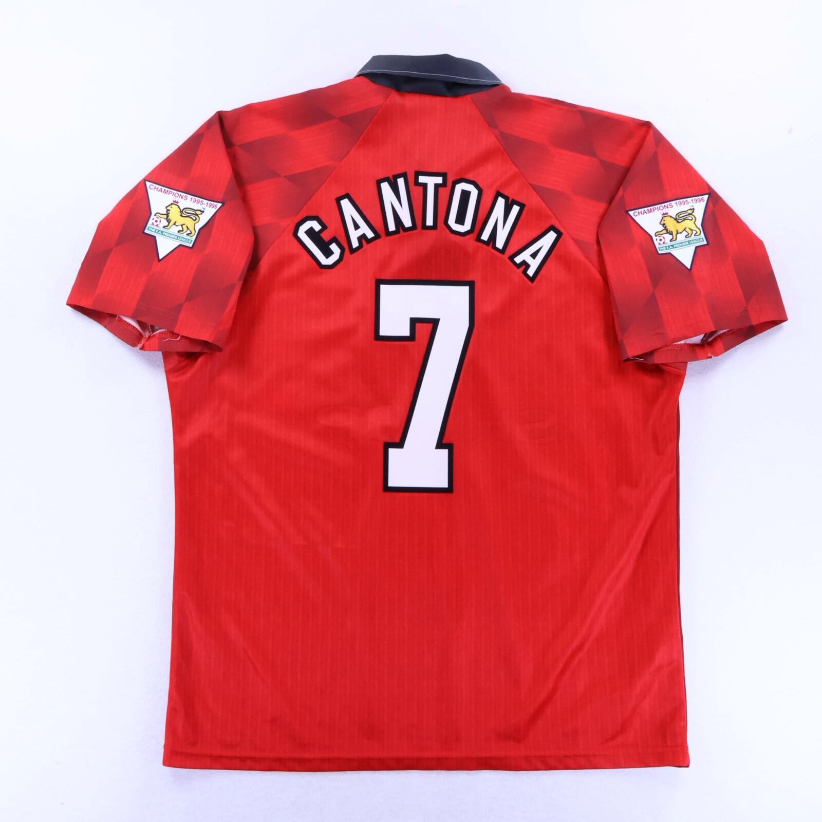 Manchester United Cantona #7 1996/97 Home Shirt - L