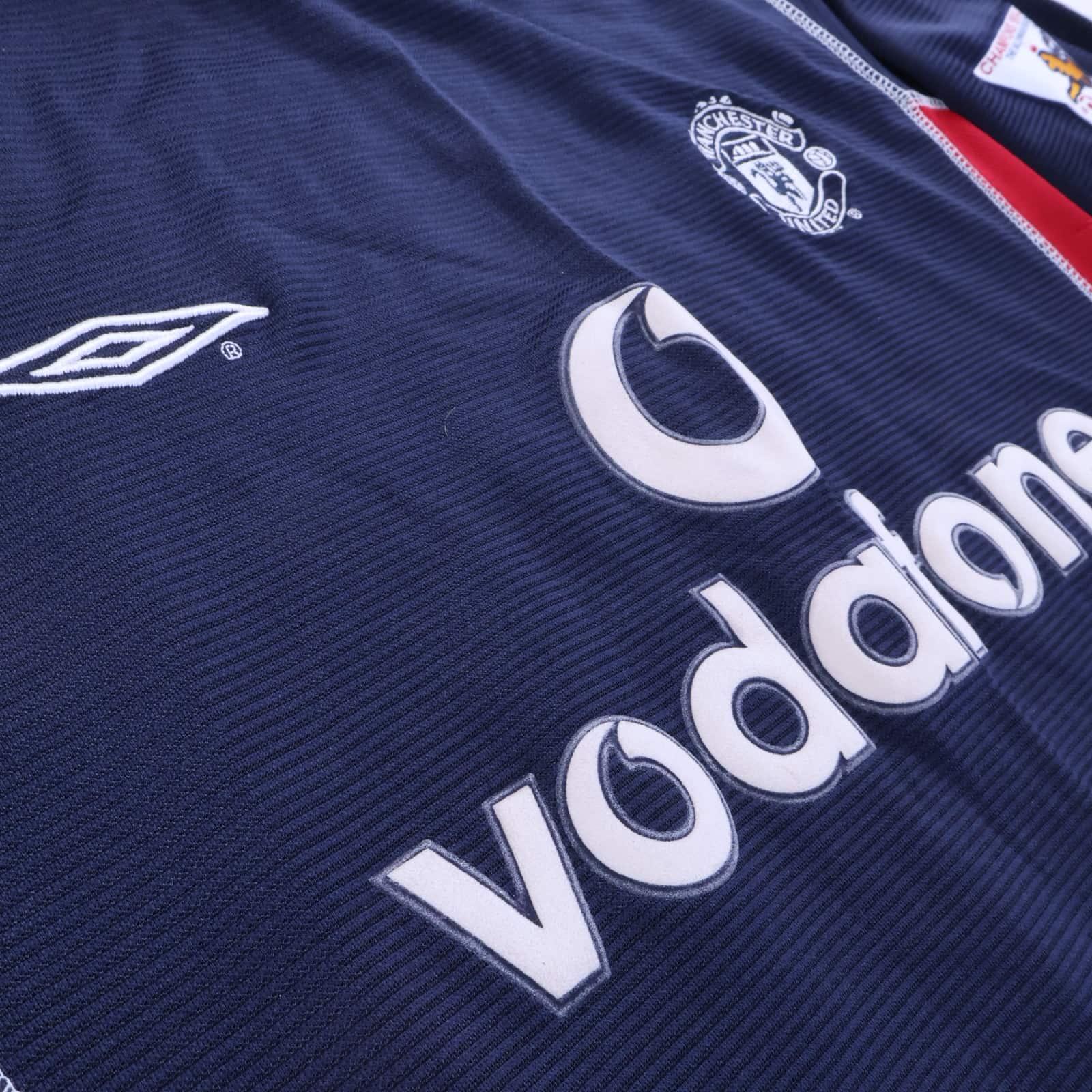 Manchester United Beckham #7 2000/01 Third Shirt - Long Sleeve - M