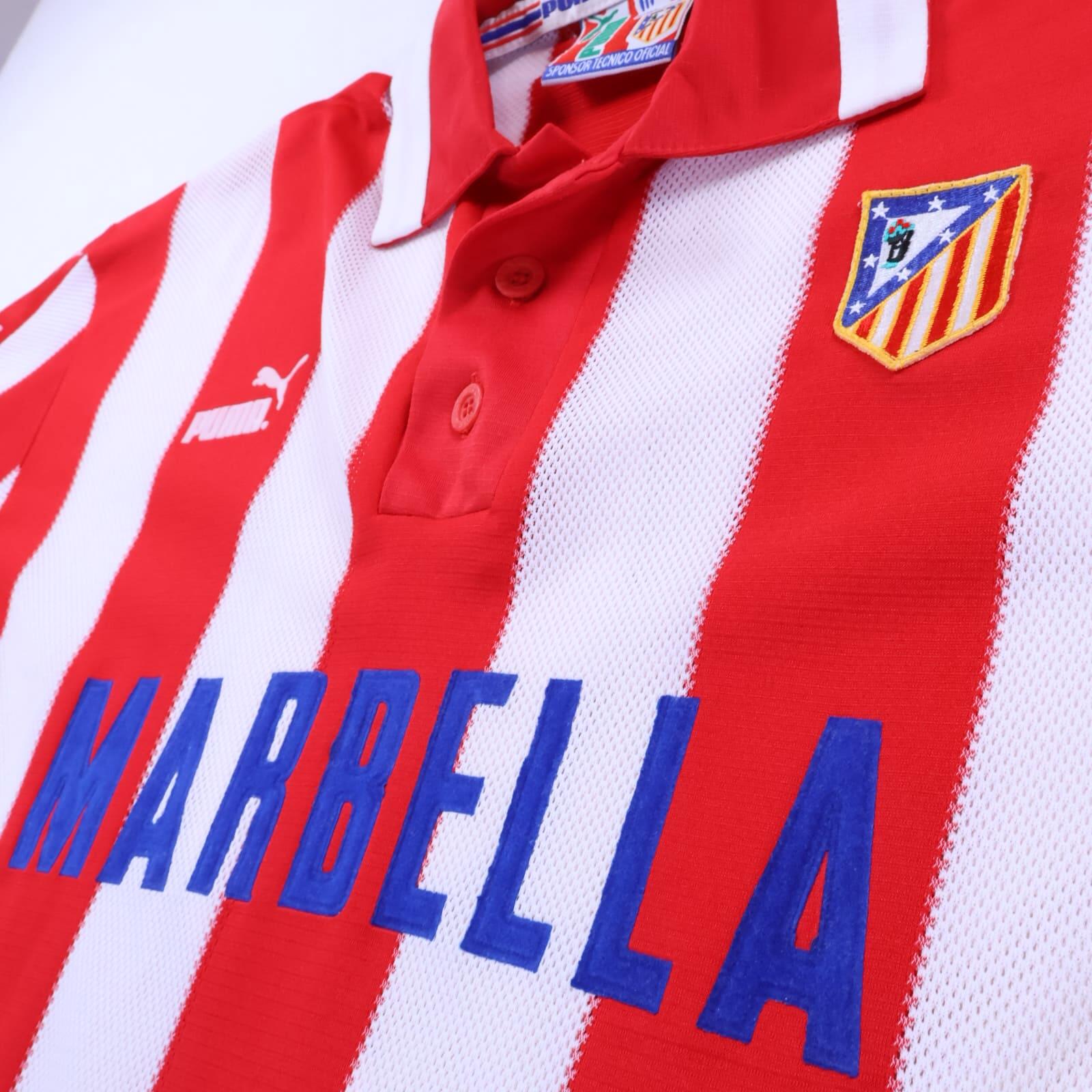 Atlético De Madrid Vieri #4 1997/98 Home Shirt - L
