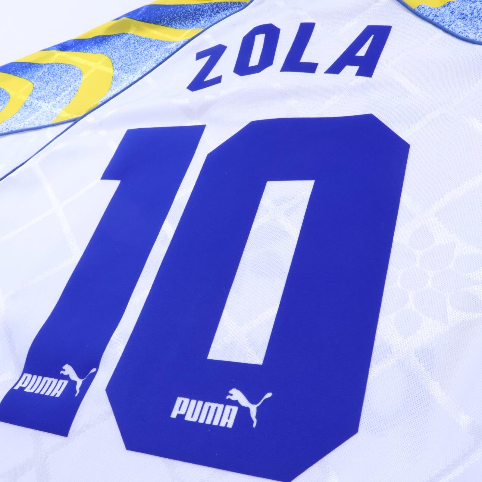 Parma Zola #10 1995/97 Home Shirt - XL