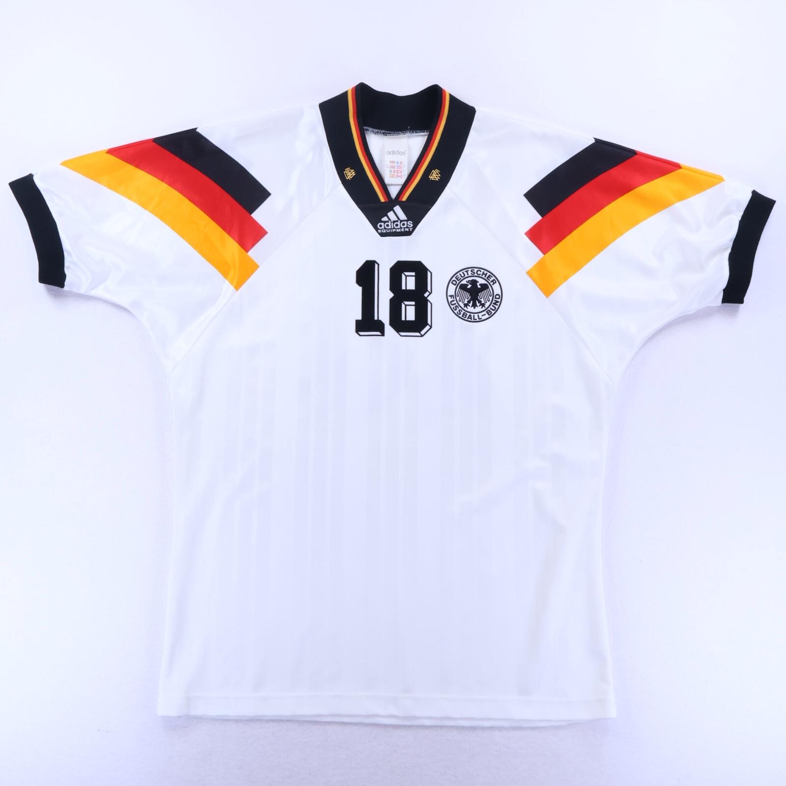 Germany Klinsmann #18 1992/94 Home Shirt - L