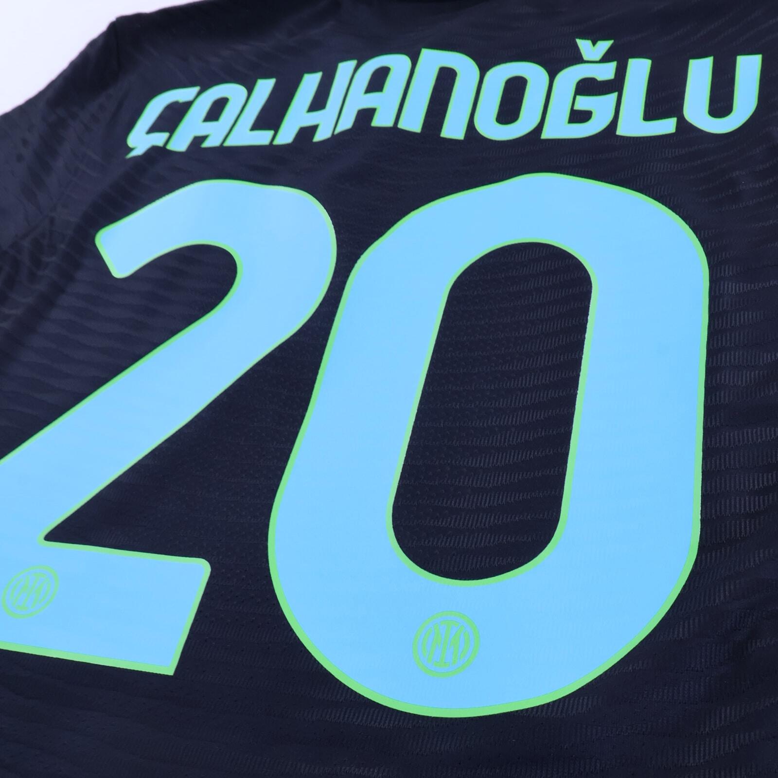 Inter Milan Calhanoglu #20 2021/22 Third Shirt - Player Issue - S