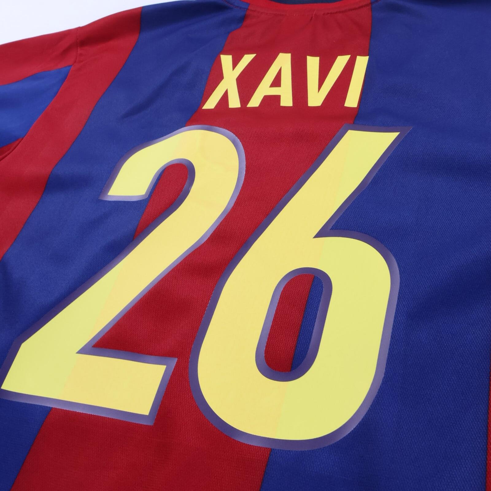 Barcelona Xavi #26 1998/99 Home Shirt - M