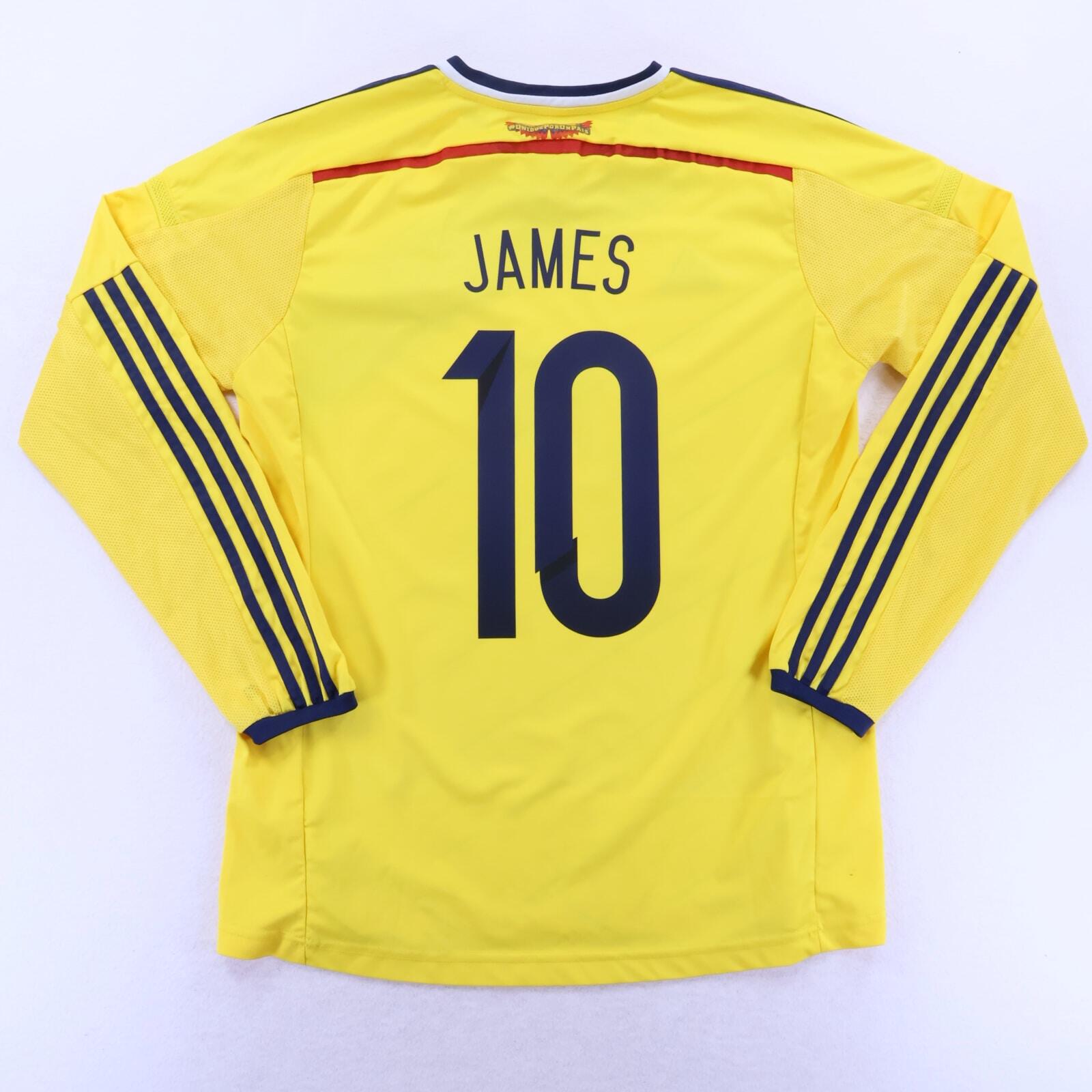 Colombia James #10 2014/15 Home Shirt - Long Sleeve - XL