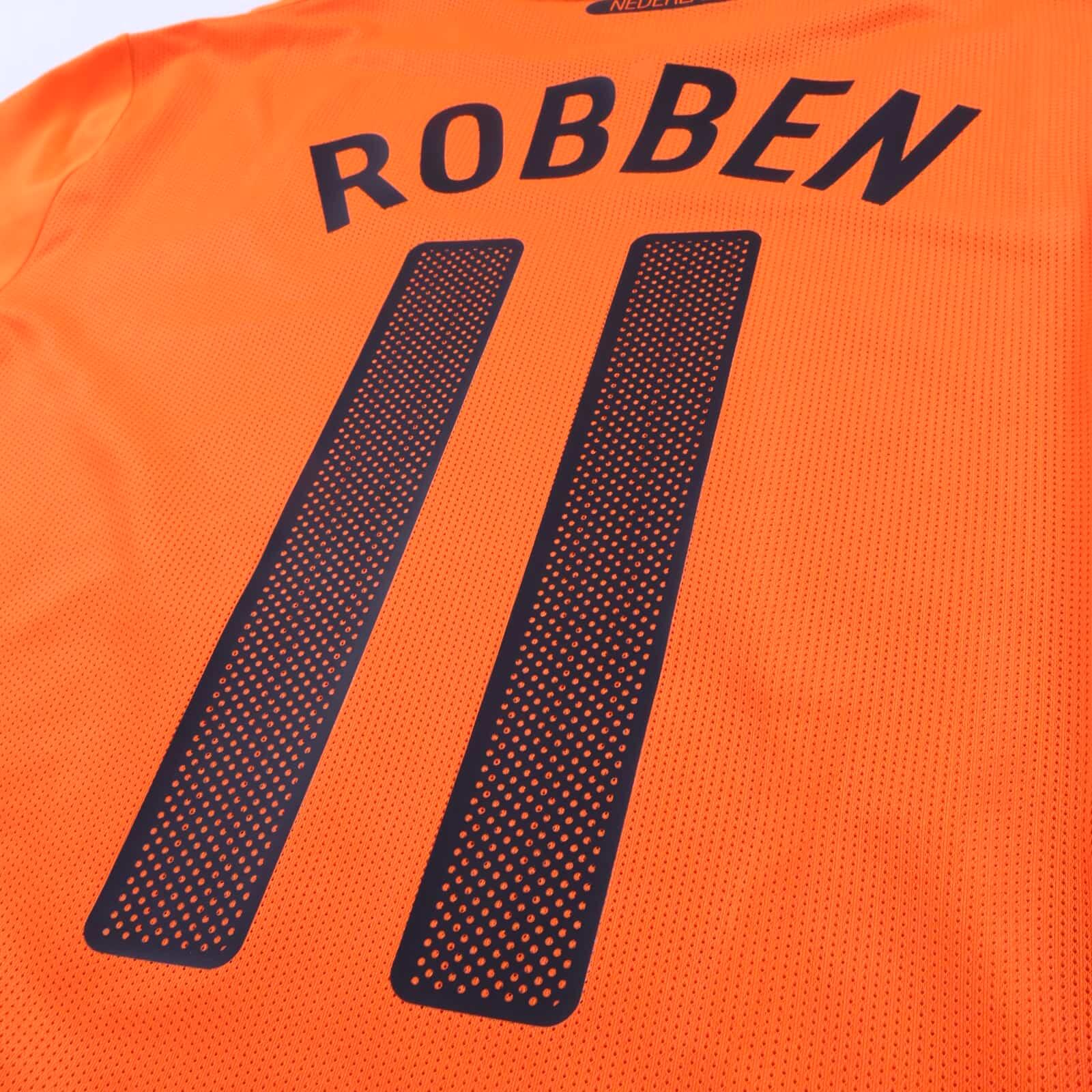 *MINT* Netherlands Robben #11 2010/11 Home Shirt - Player Issue - L