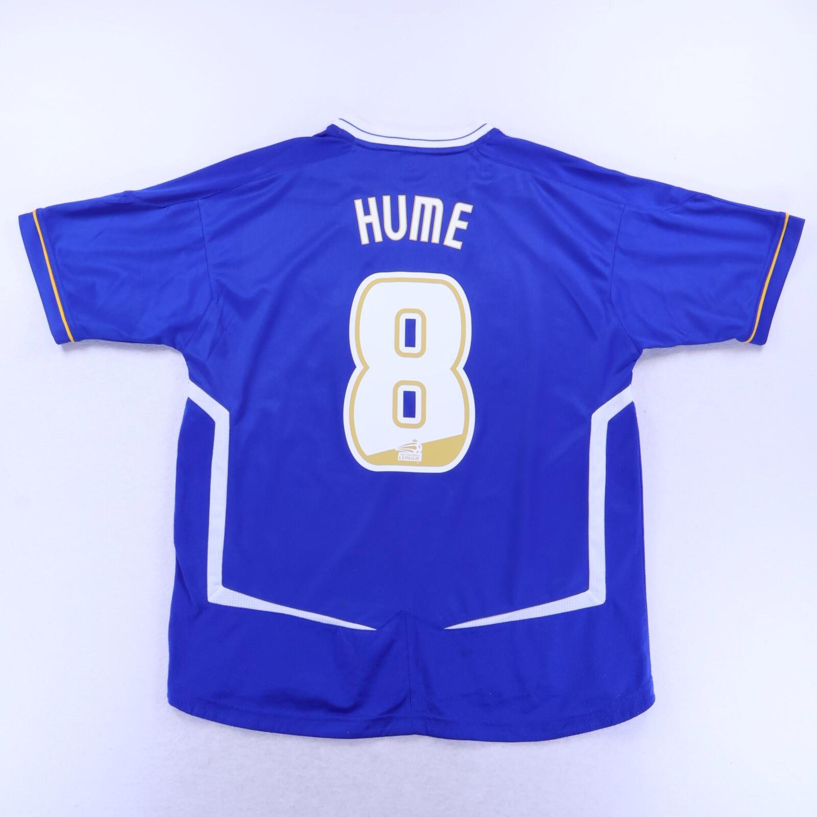 Leicester City Hume #8 2005/06 Home Shirt - M