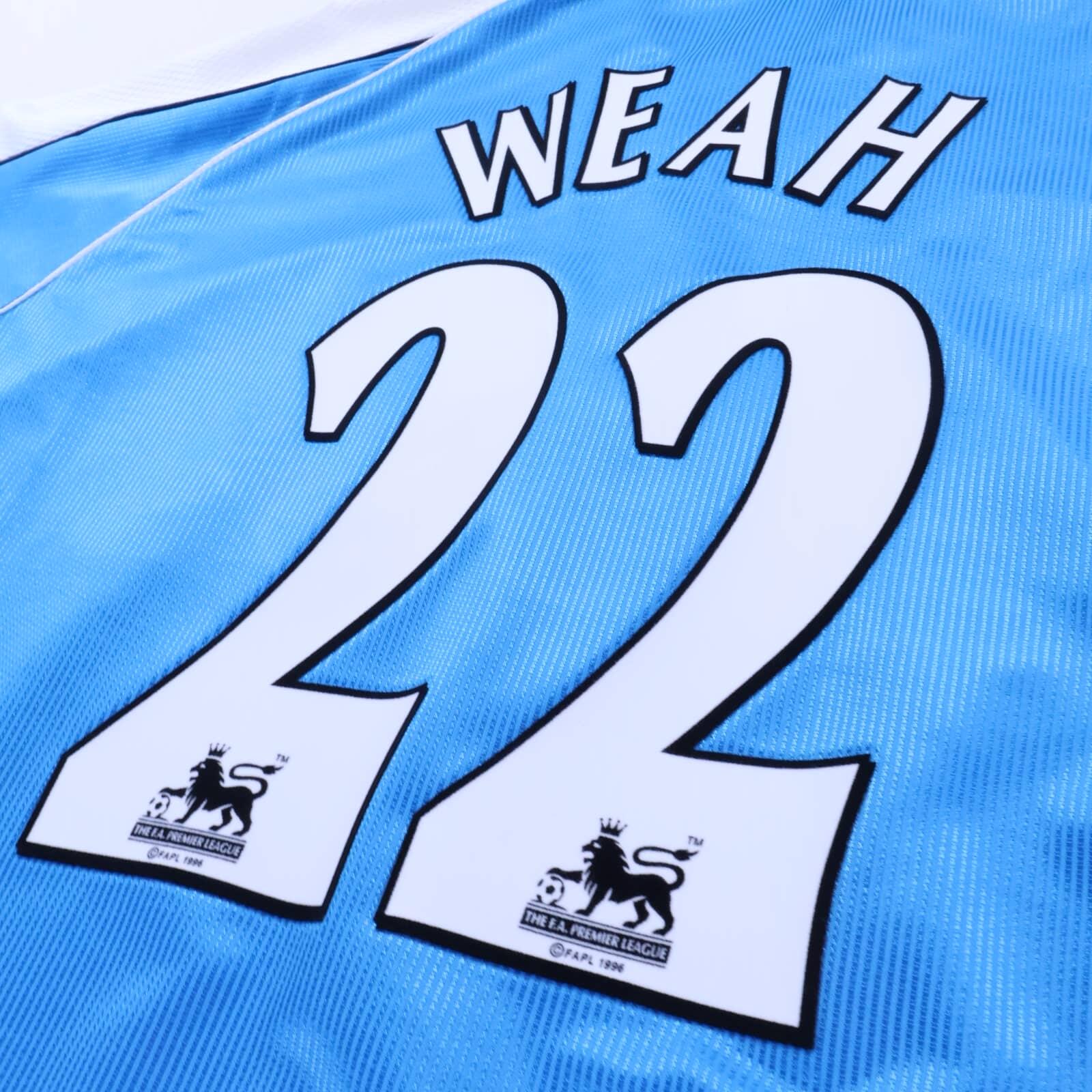 *MINT* Manchester City Weah #22 1999/01 Home Shirt - XL
