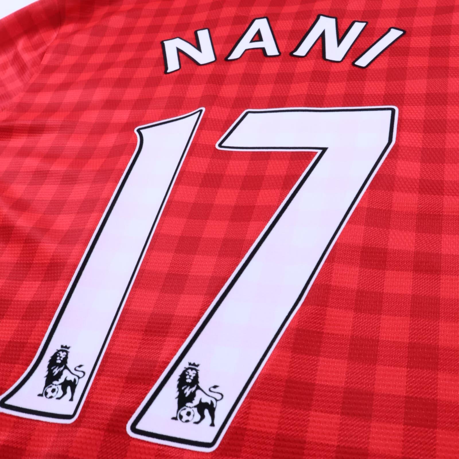 Manchester United Nani #17 2012/13 Home Shirt - L