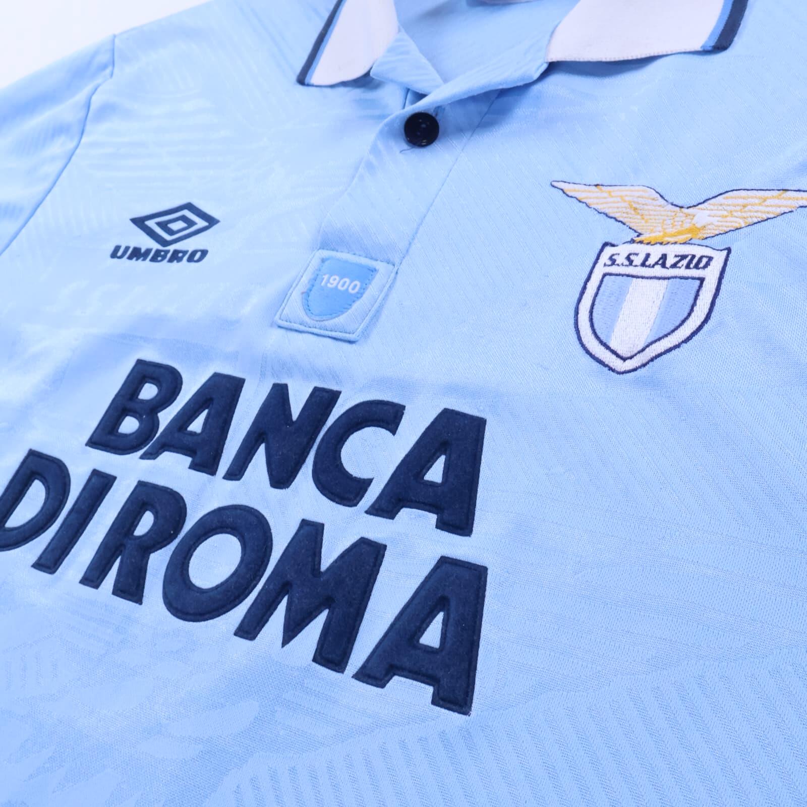 S.S Lazio Gascoigne #10 1993/95 Home Shirt - M