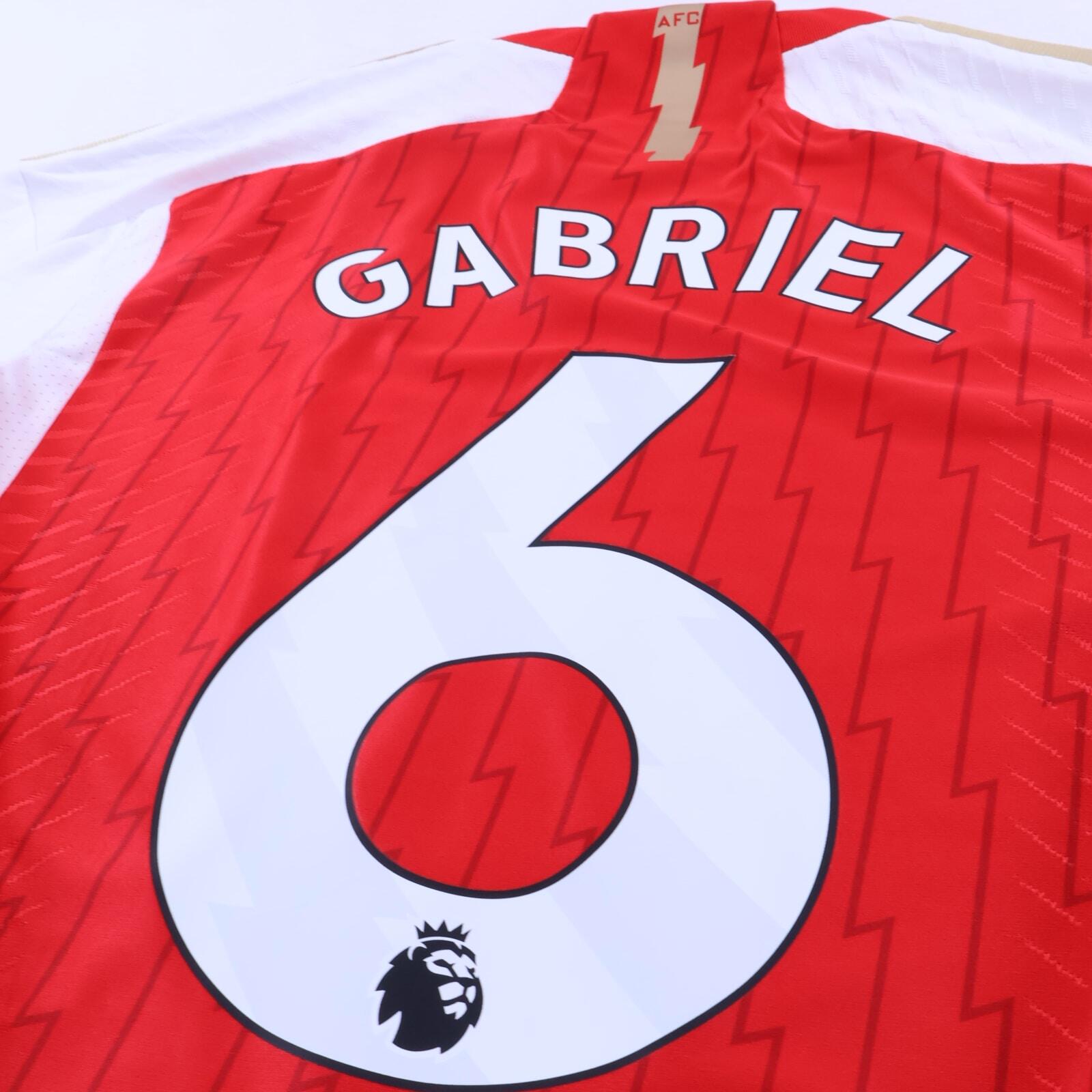 *NWT* Arsenal Gabriel #6 2023/24 Kit Room Home Shirt - S