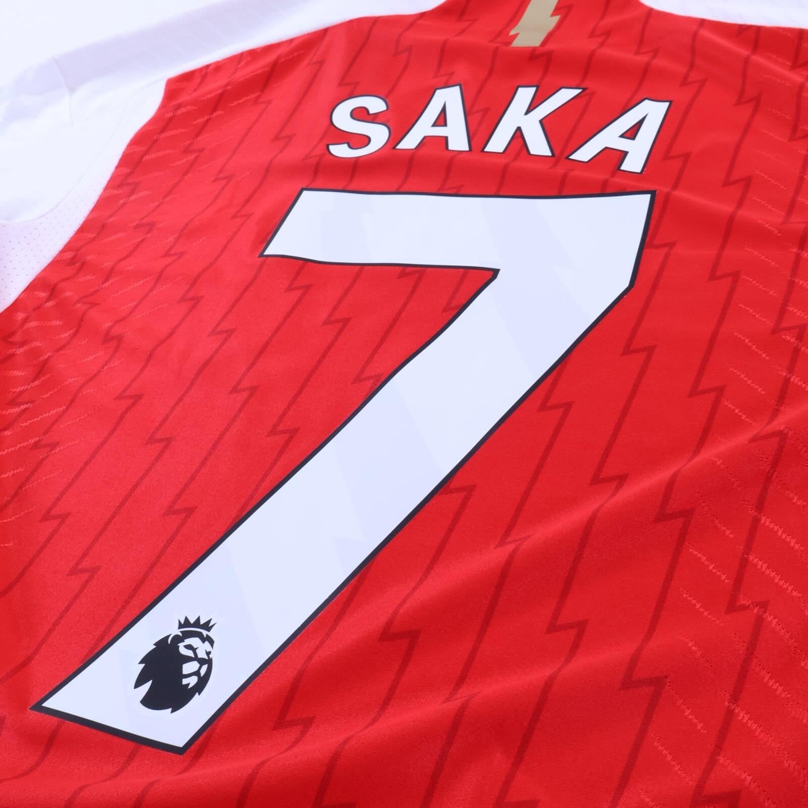 *NWT* Arsenal Saka #7 2023/24 Kit Room Home Shirt - S