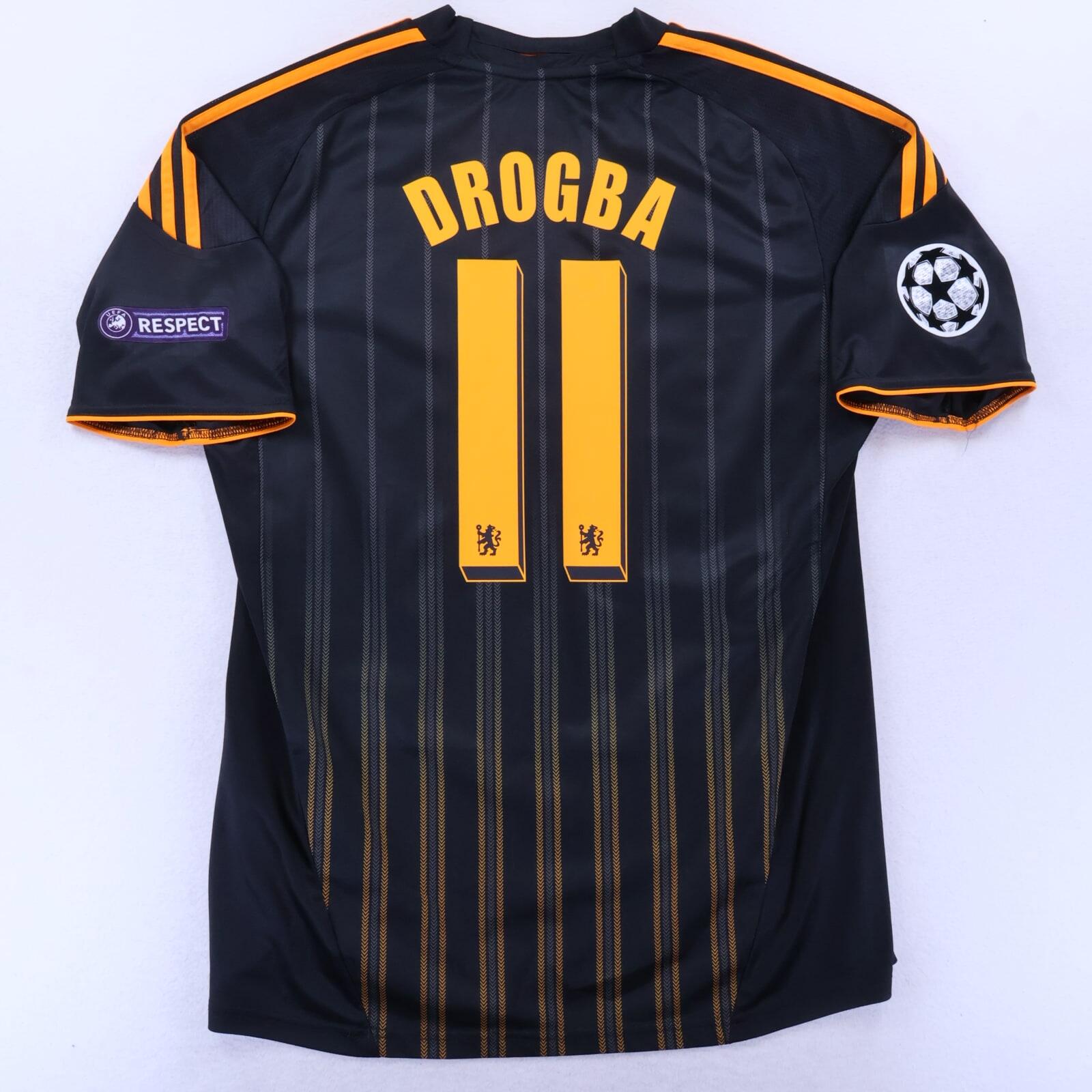 Chelsea Drogba #11 2010/11 Away Shirt - L