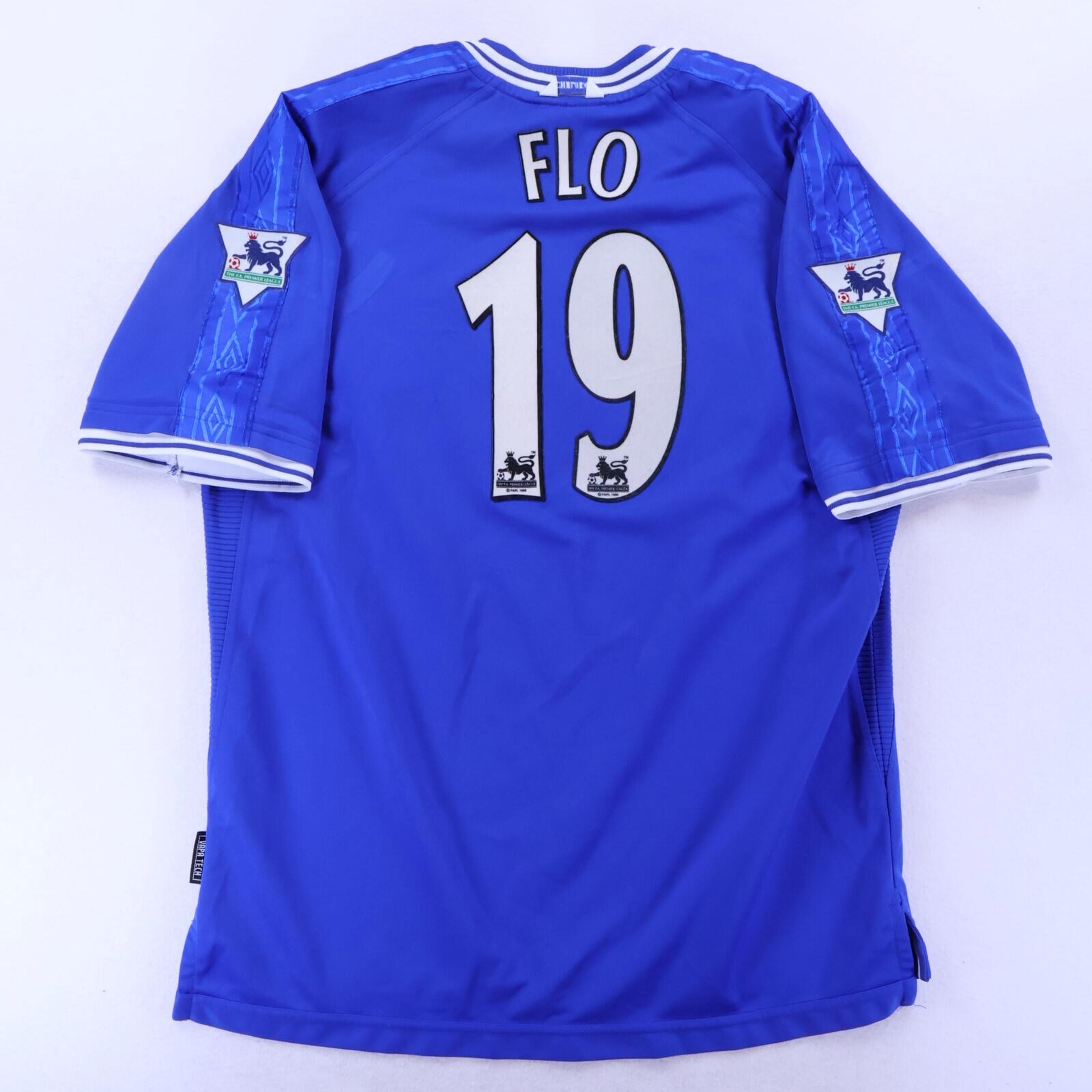 Chelsea Flo #19 1999/01 Home Shirt - XL