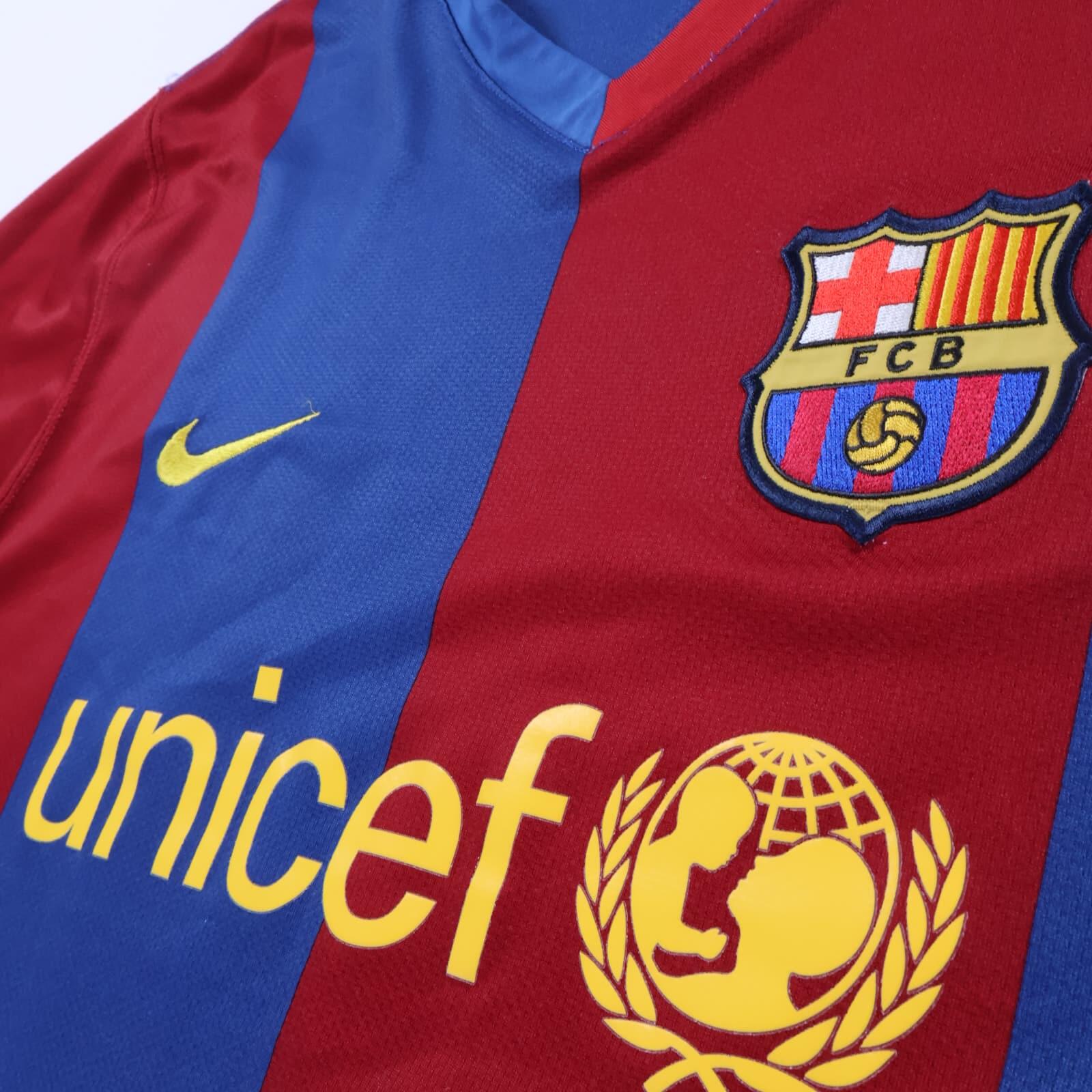 *MINT* Barcelona Ronaldinho #10 2006/07 Home Shirt - L