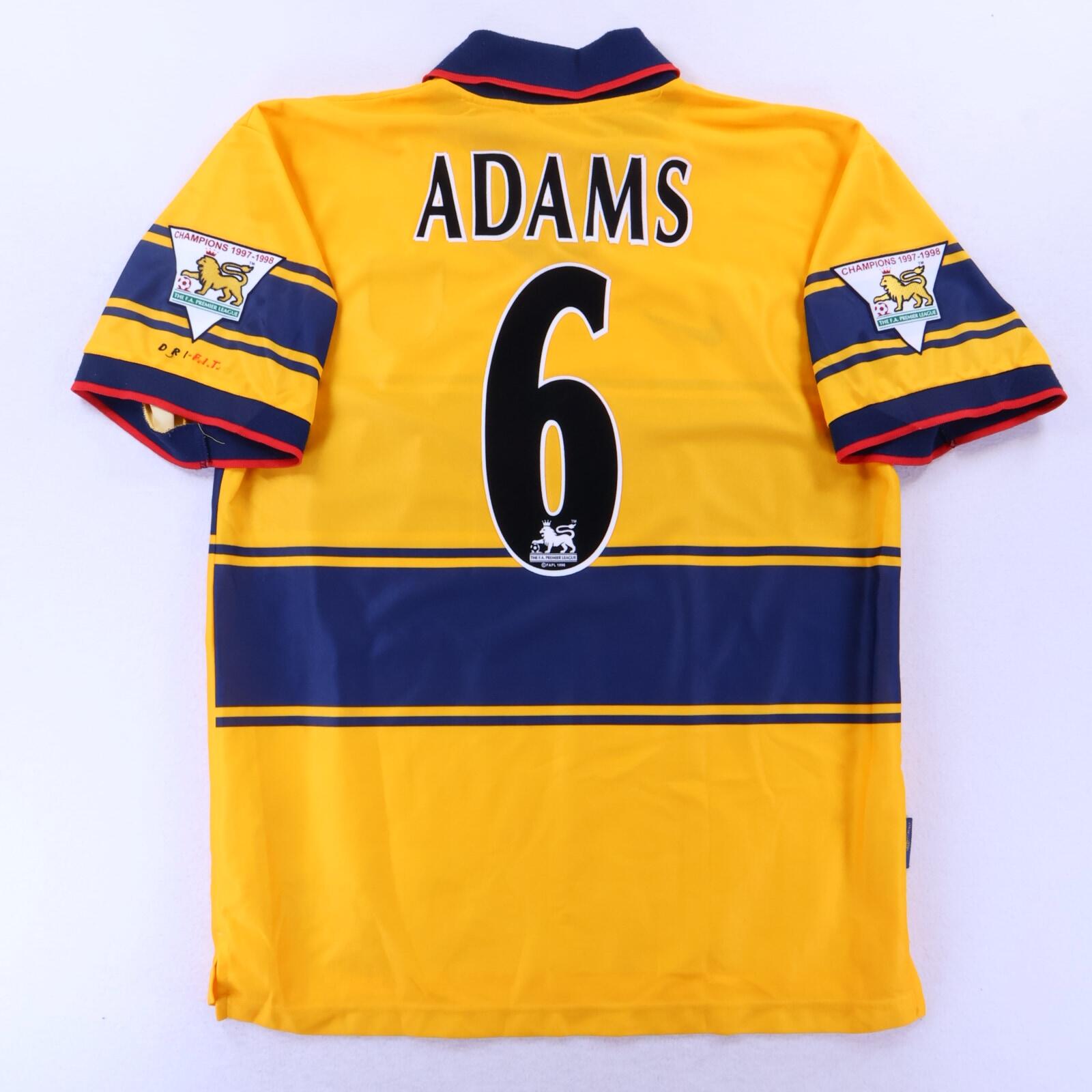 Arsenal Adams #6 1997/99 Away Shirt - L