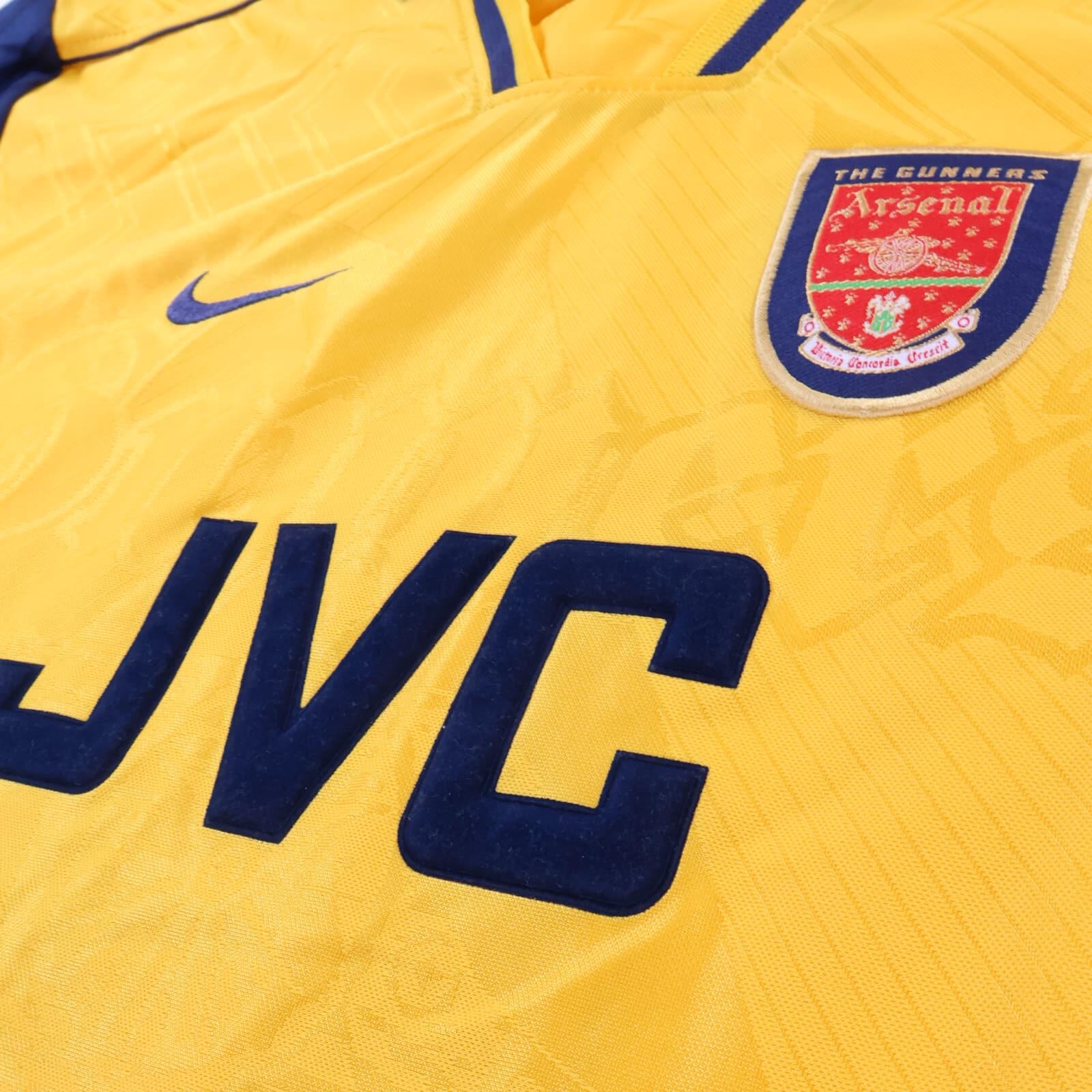 Arsenal Bergkamp #10 1996/97 Away Shirt - L