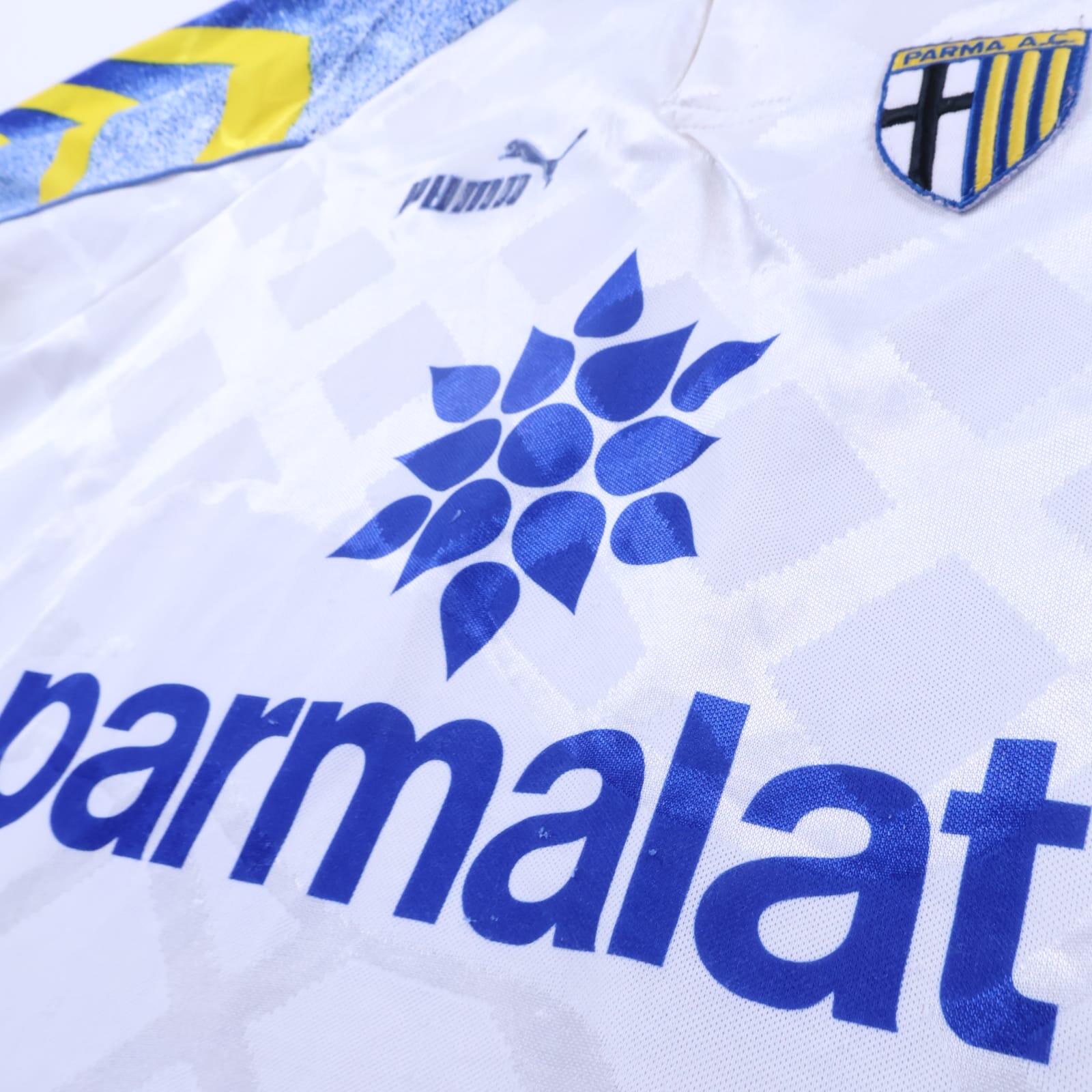 Parma Zola #10 1995/97 Home Shirt - L