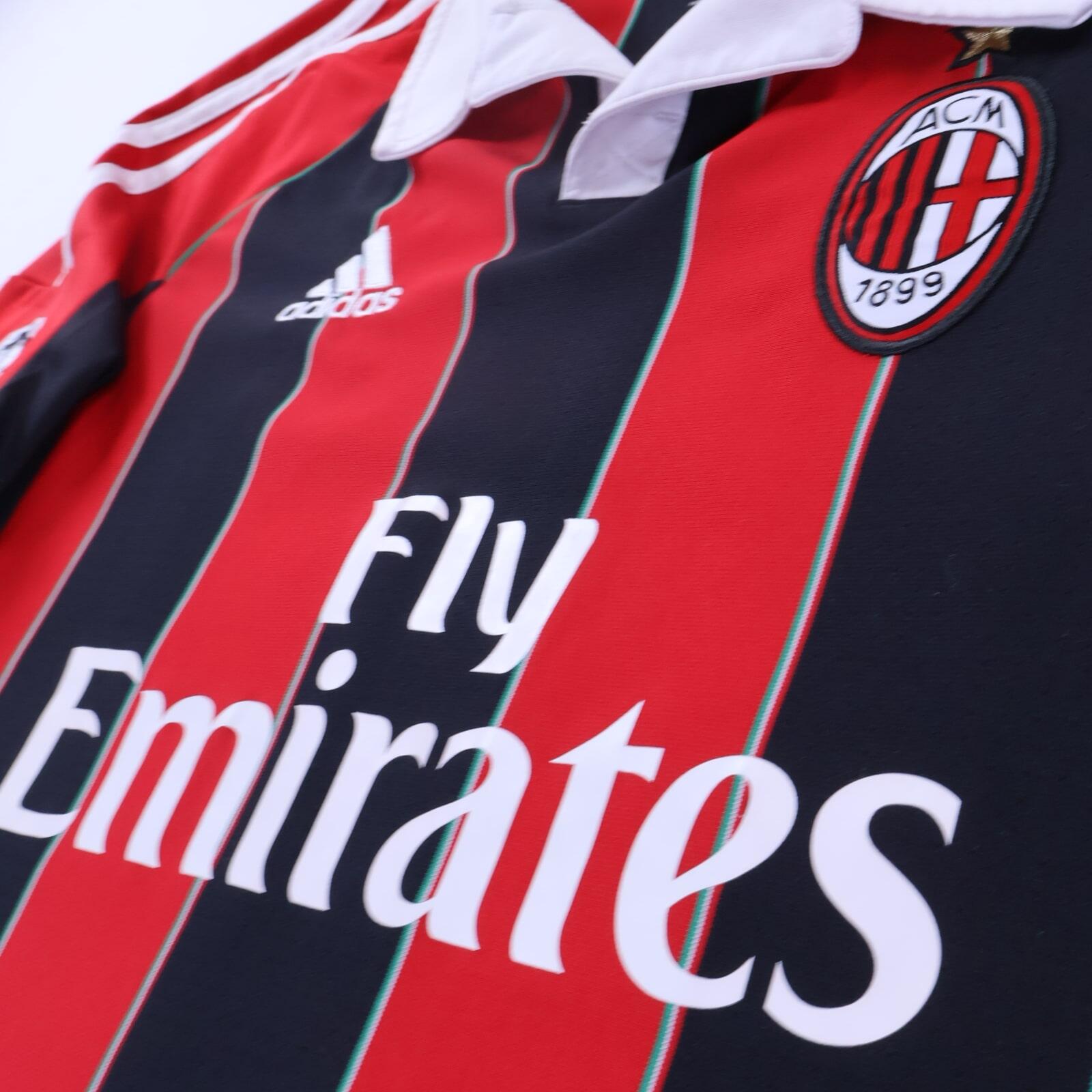 Ac Milan El Shaarawy #92 2012/13 Home Shirt - L
