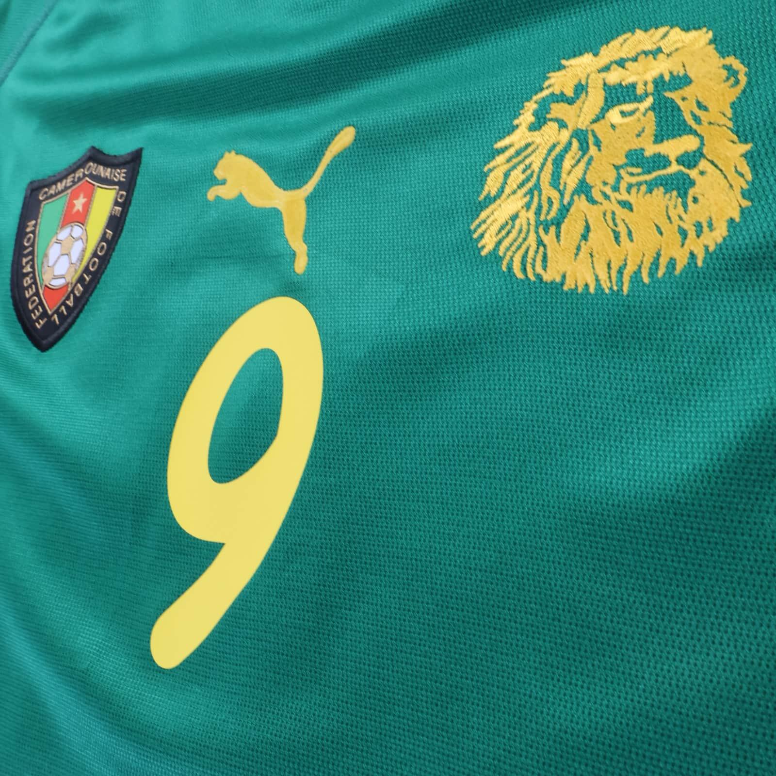 Cameroon Eto'O #9 2002/03 Home Shirt - L