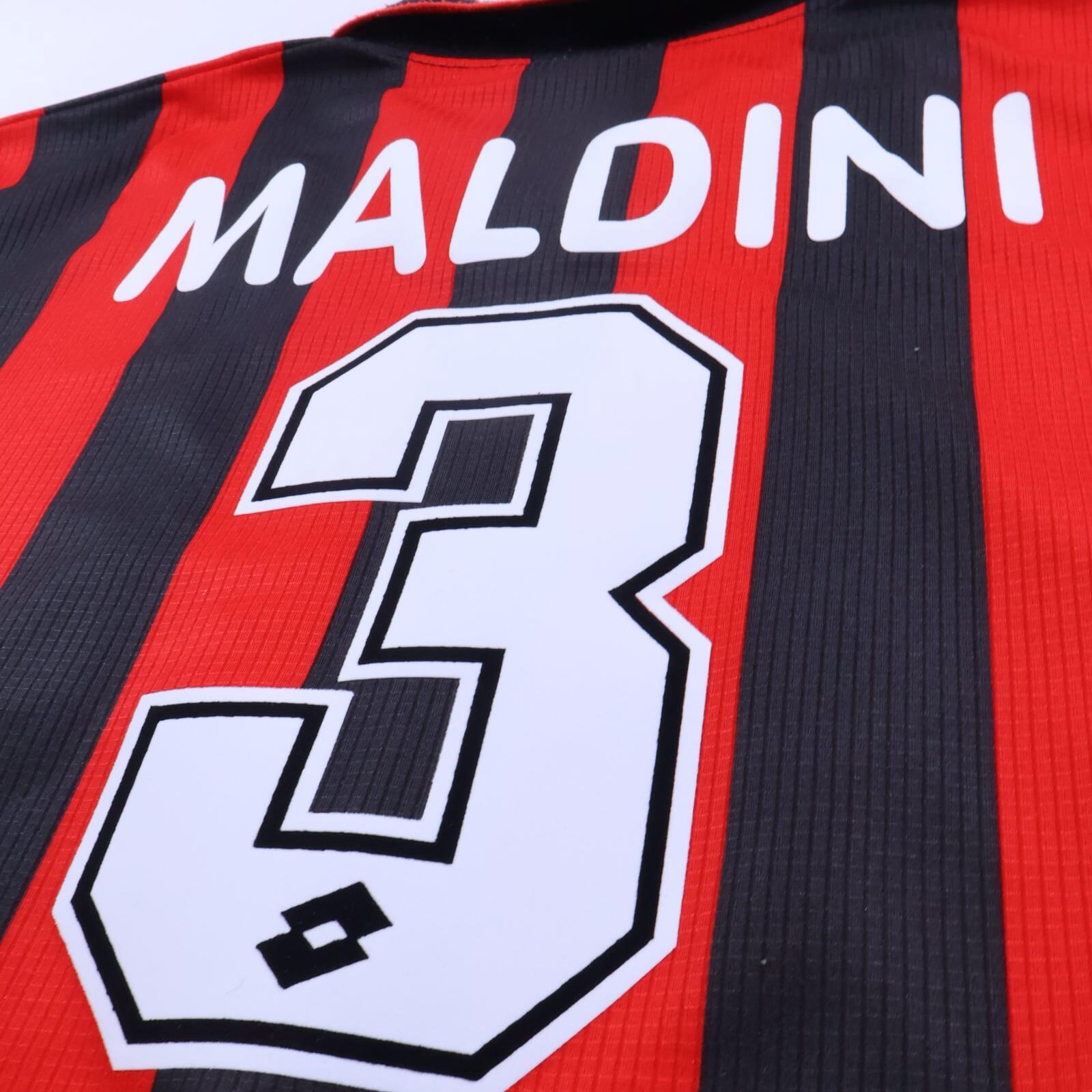 Ac Milan Maldini #3 1997/98 Home Shirt - XL