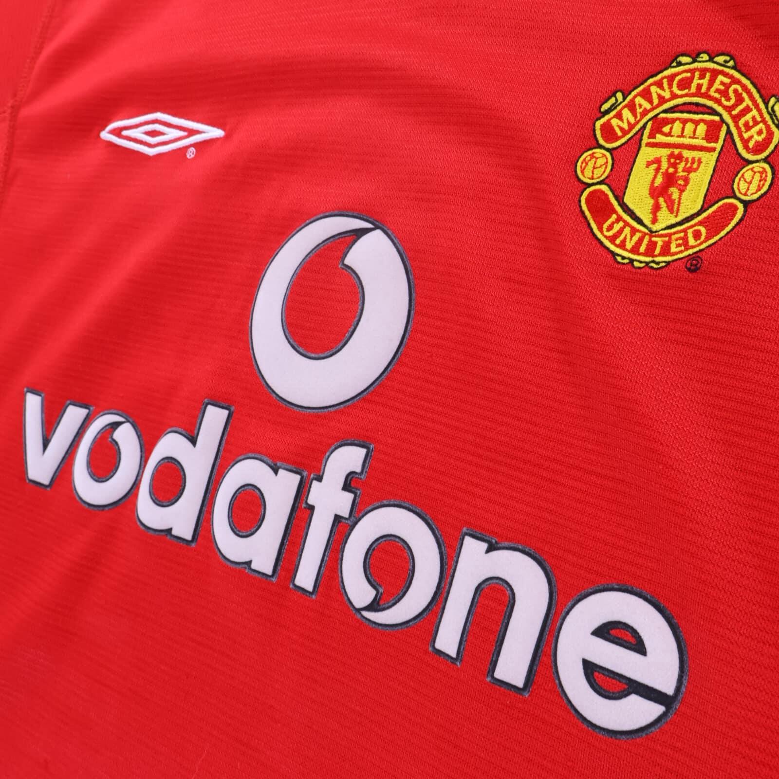 Manchester United Veron #4 2000/02 Home Shirt - M