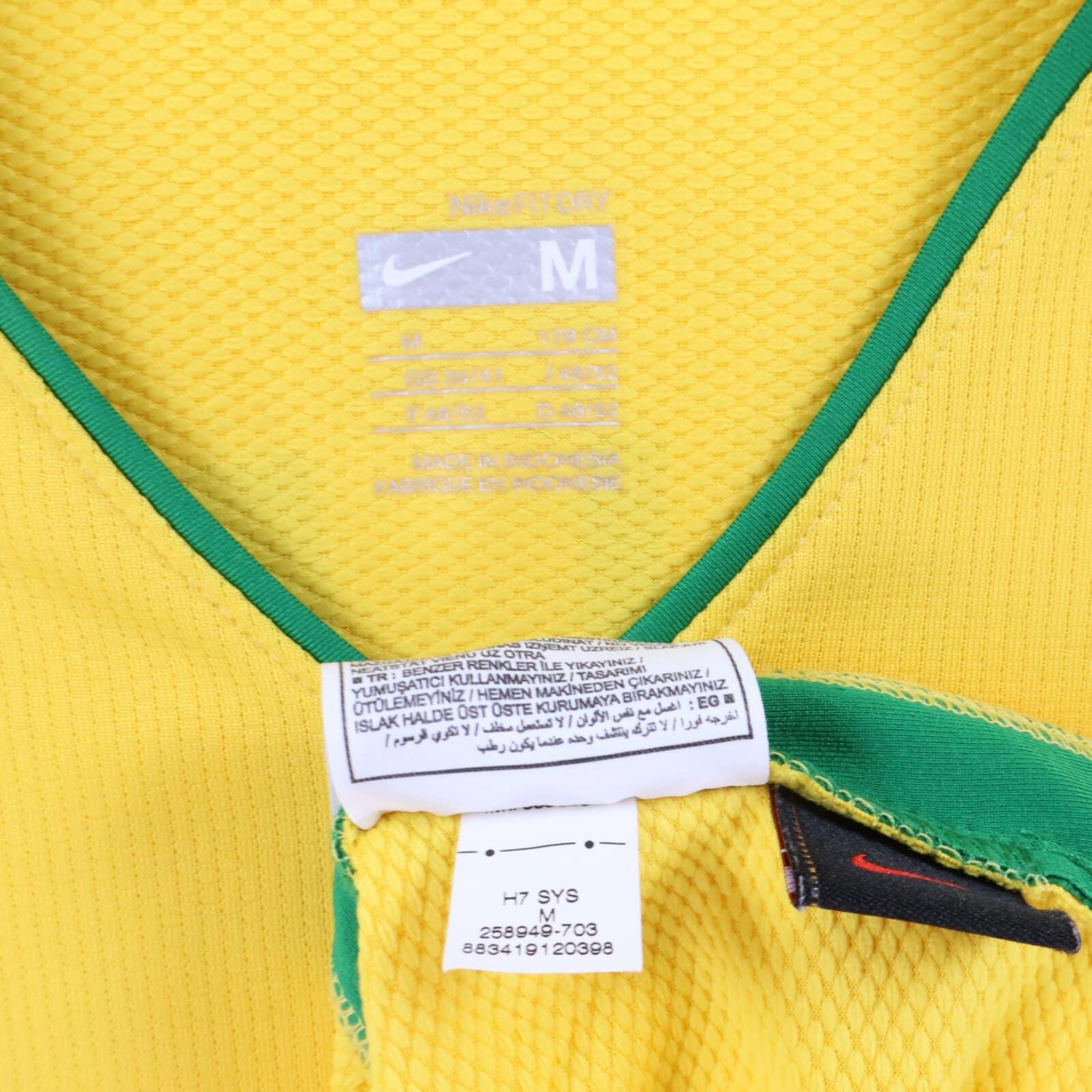 Brazil Ronaldinho #10 2008/10 Home Shirt - M