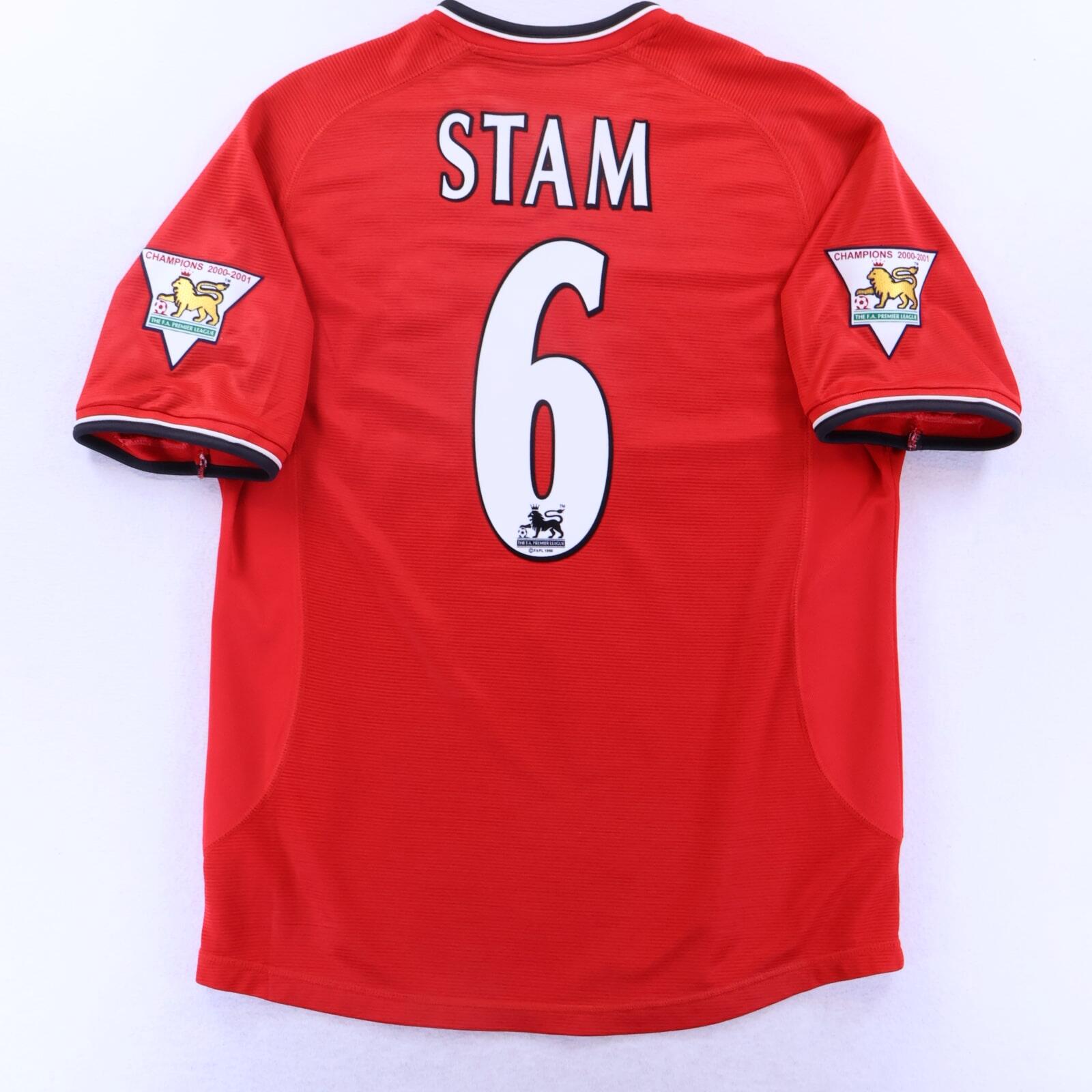 Manchester United Stam #6 2000/02 Home Shirt - XL