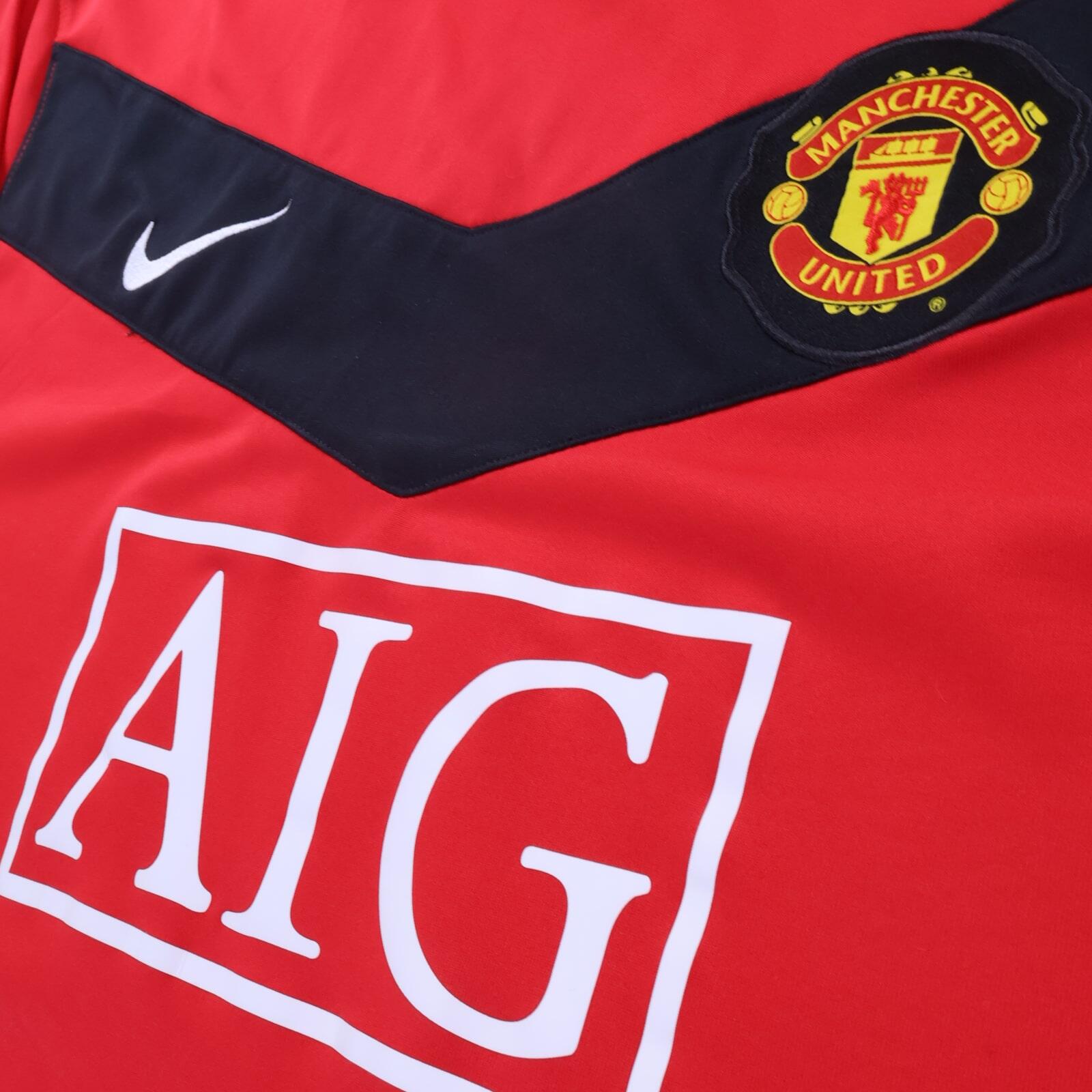 *MINT* Manchester United Rooney #10 2009/10 Home Shirt - Long Sleeve - 2XL
