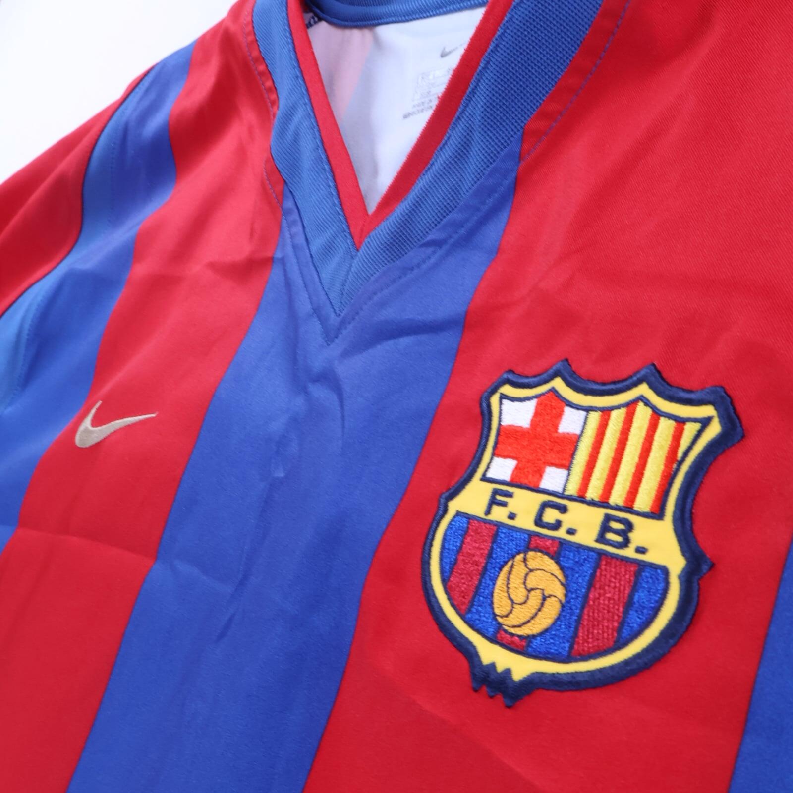 Barcelona Luis Enrique #21 2002/03 Home Shirt - L