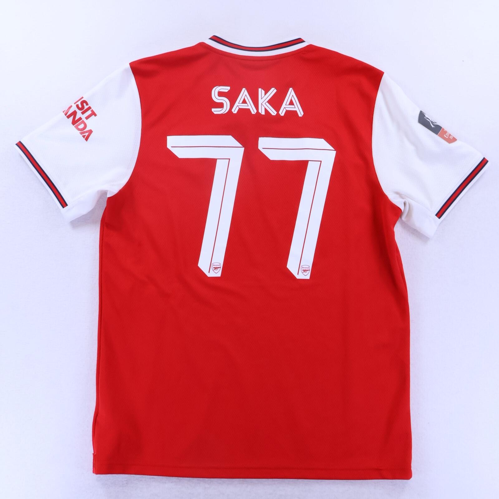 Arsenal Saka #77 2019/20 Home Shirt - L