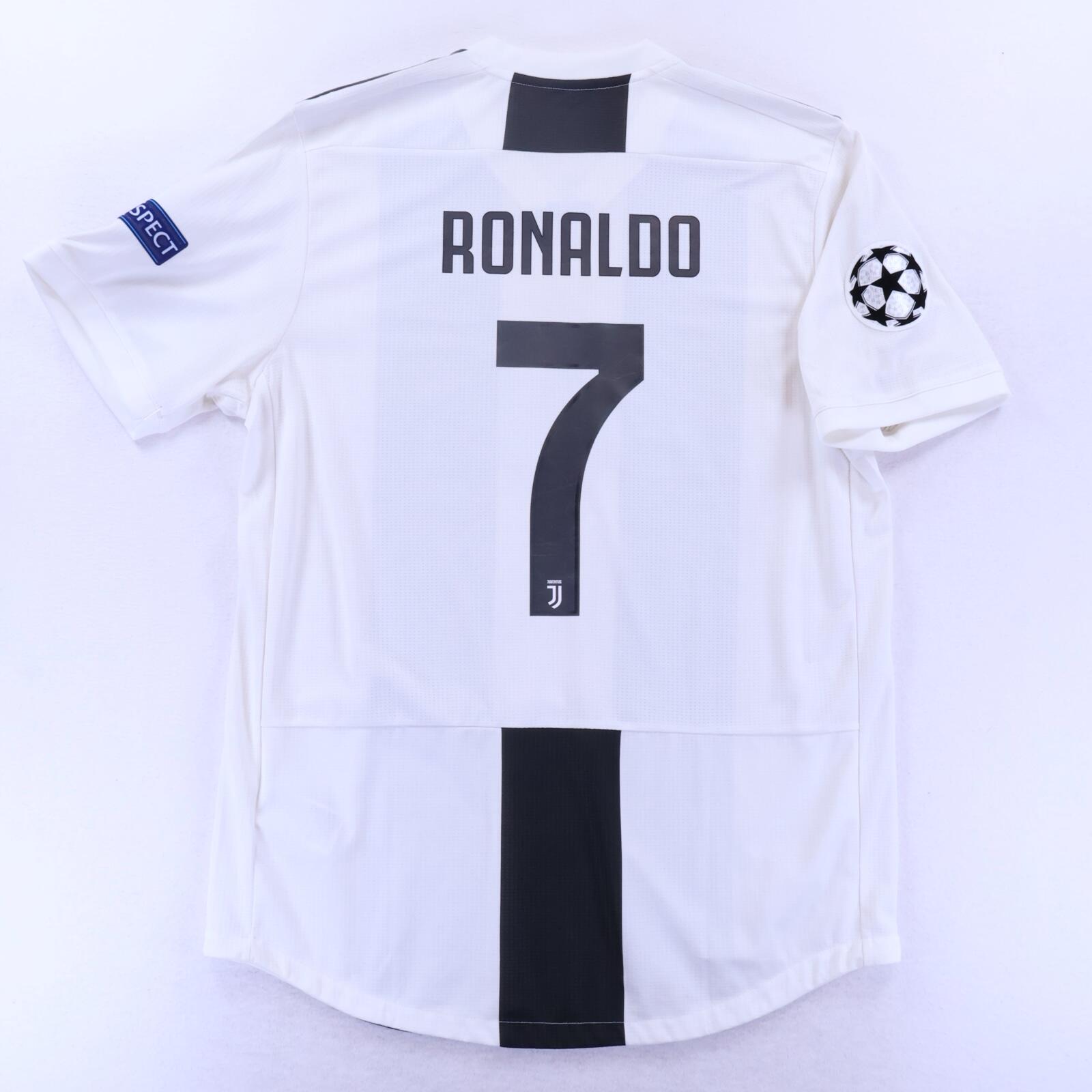 Juventus Ronaldo #7 2018/19 Home Shirt - Player Issue - XL