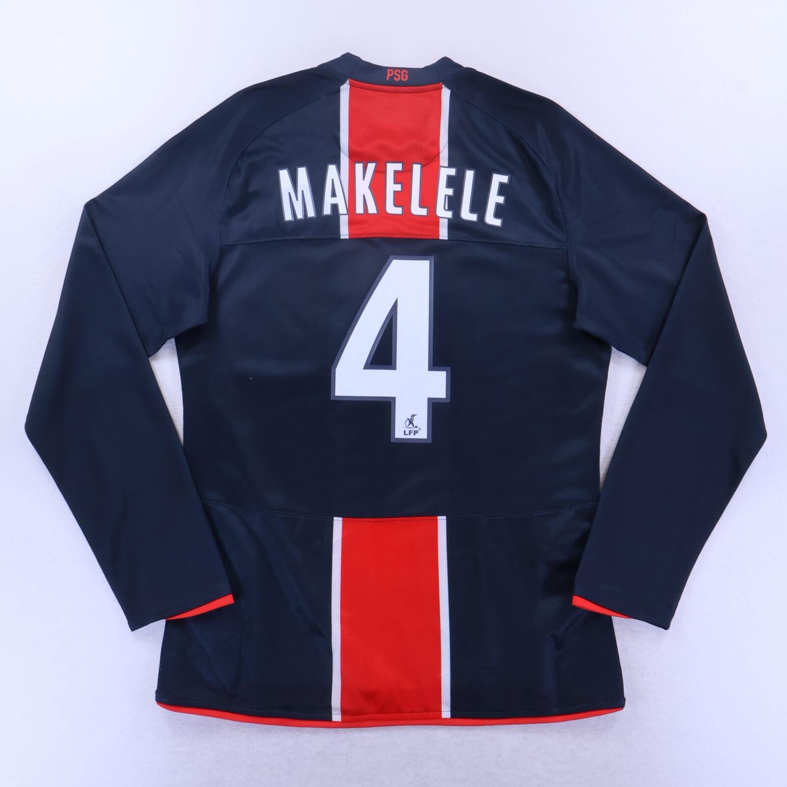 Paris Saint-Germain F.C Makelele #4 2007/08 Home Shirt - Player Issue - M